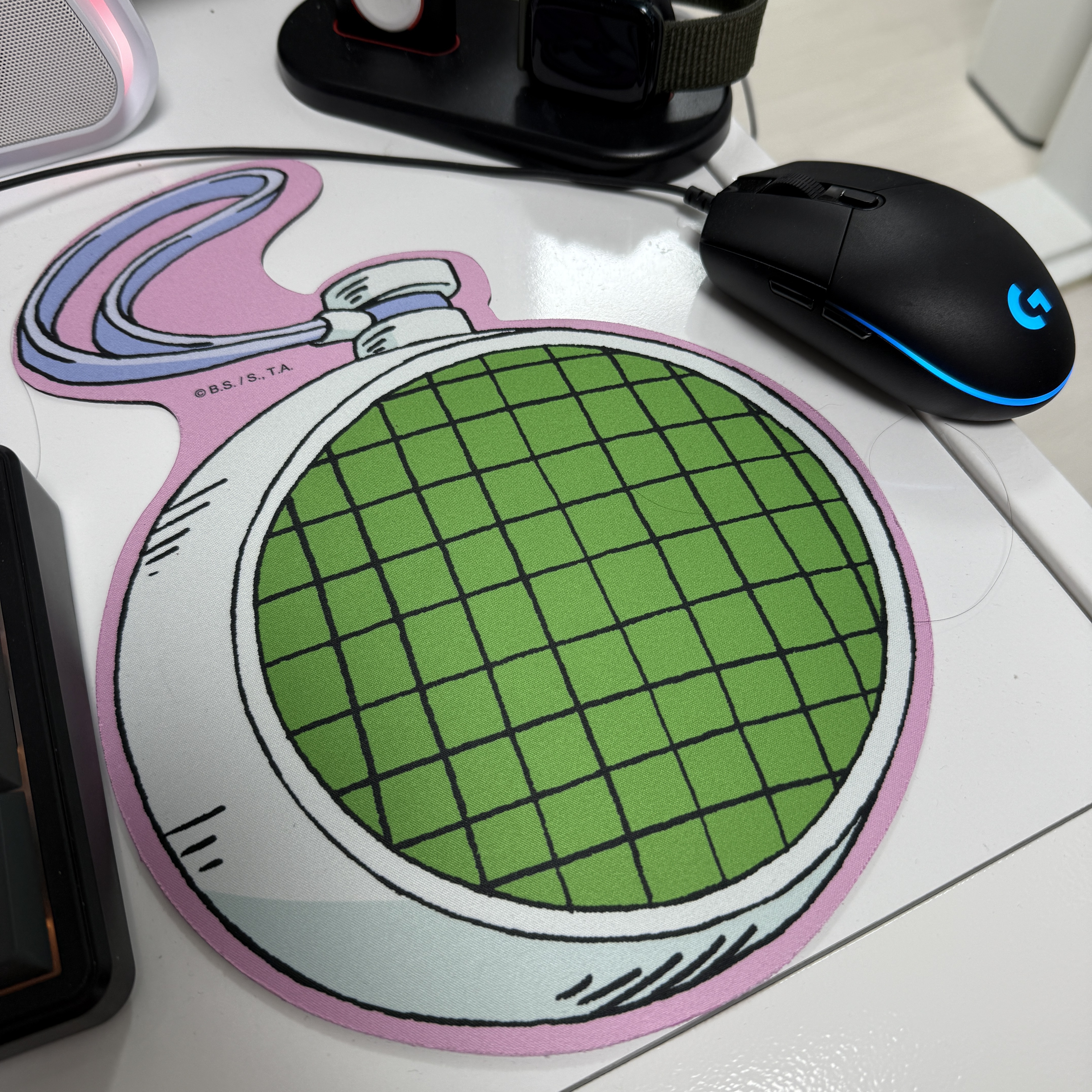 DB Graphic Mouse Pad Radar 착용 스타일 - 2