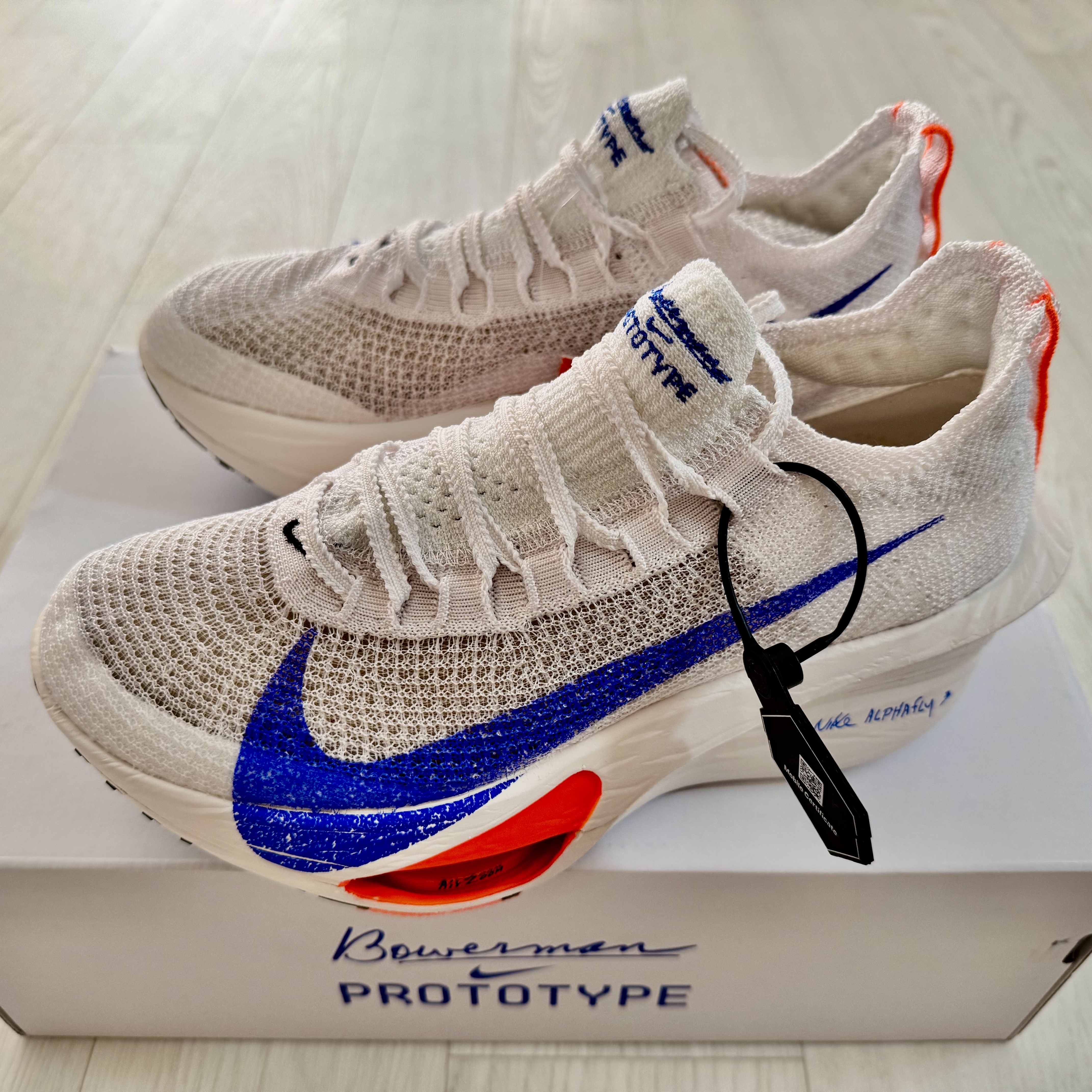 Nike Air Zoom Alphafly Next% 3 Blueprint 착용 스타일
