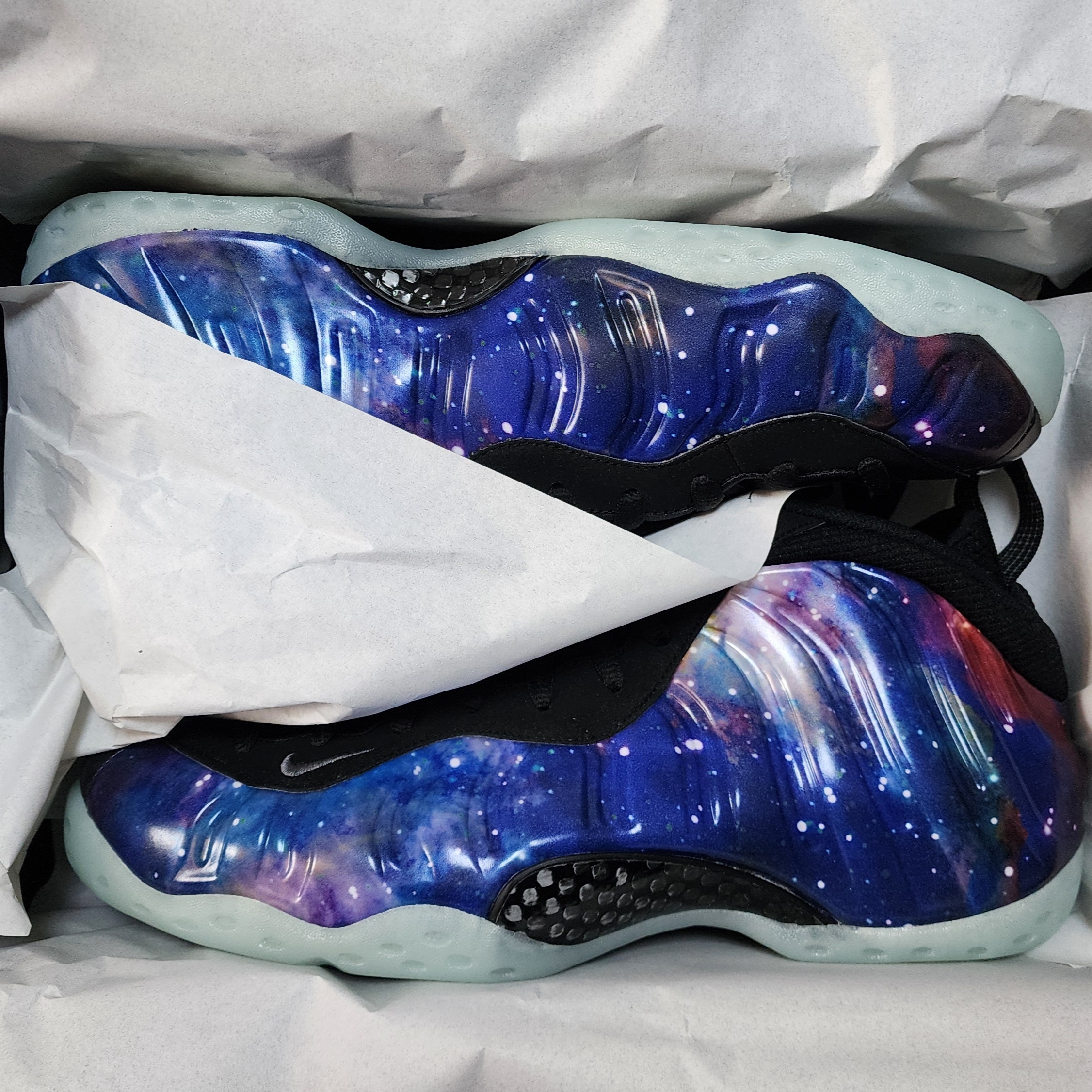 Nike Air Foamposite One Galaxy 착용 스타일 - 3