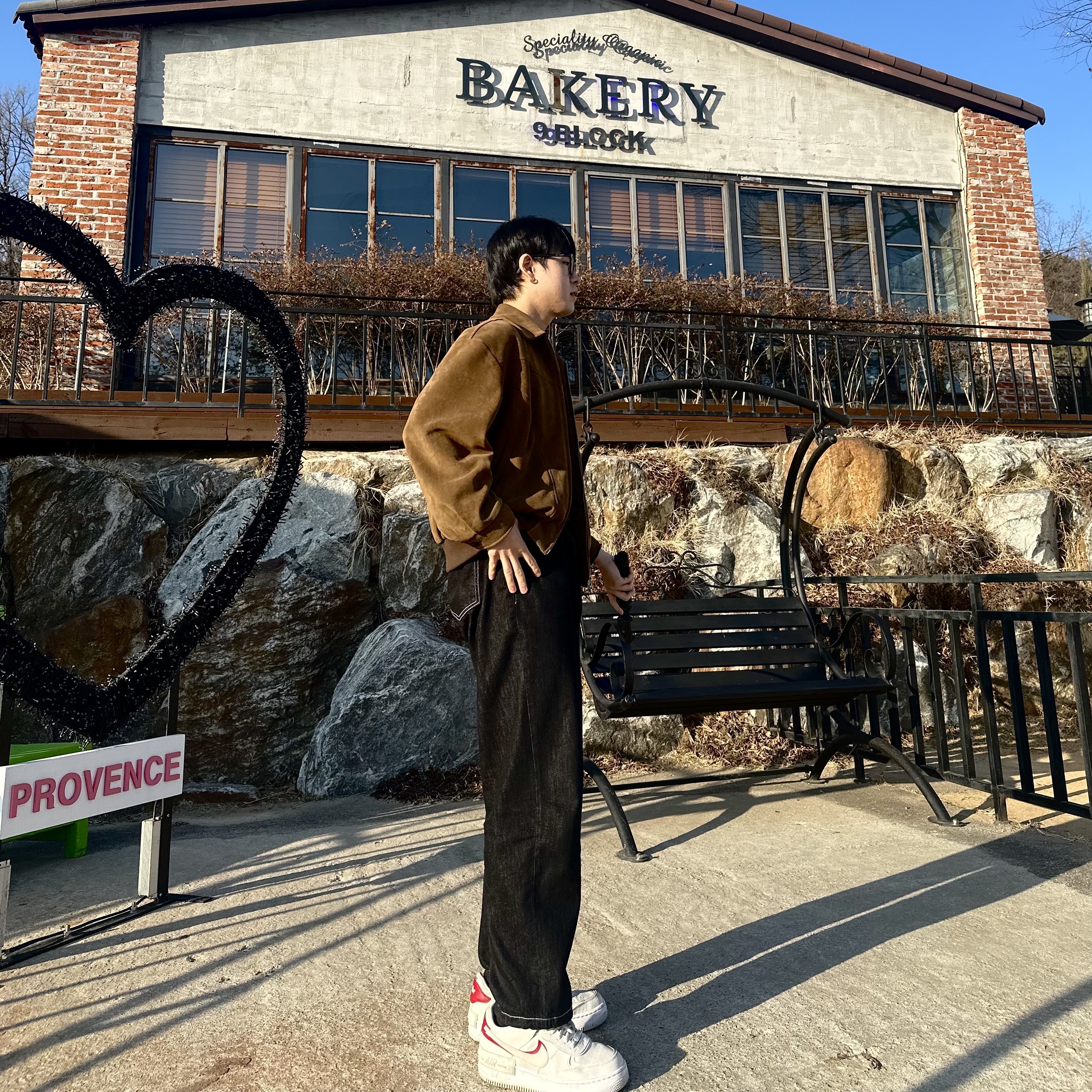 (W) Nike Air Force 1 Shadow Phantom 착용 스타일