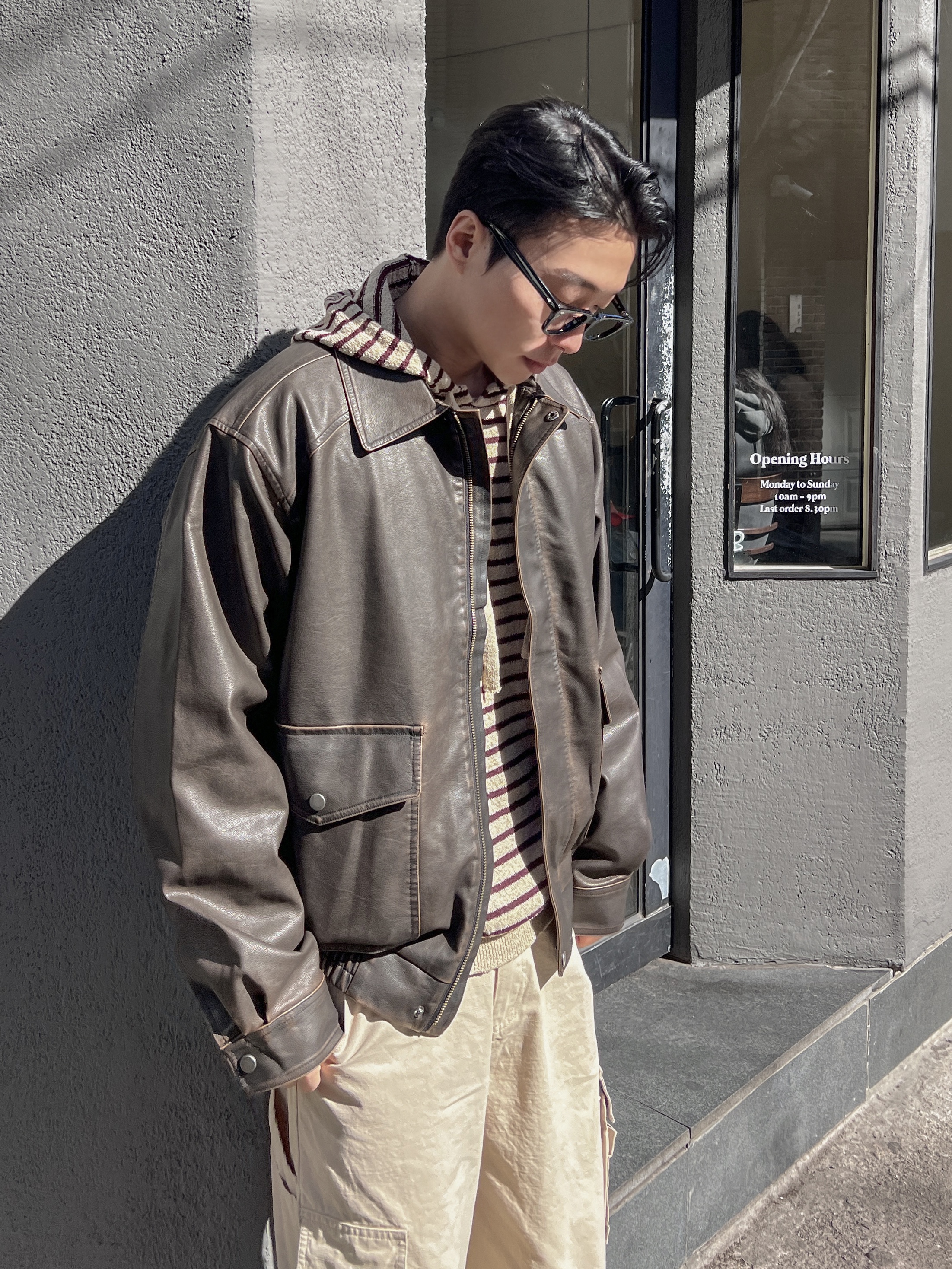 (W) Nike Air Force 1 '07 Cacao Wow 착용 스타일 - 2