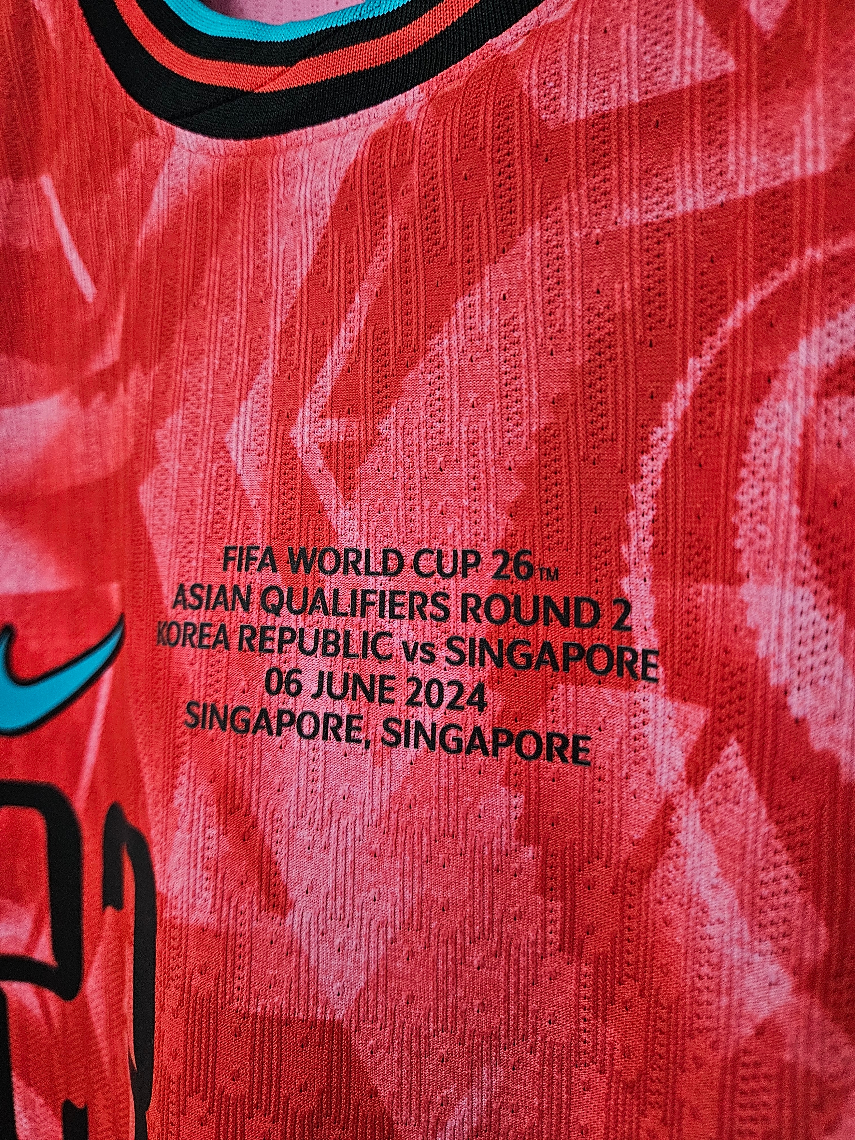Nike Korea 2024 Dri-Fit ADV Match Home Authentic Jersey Global Red - Asia (Non Marking Ver.) 착용 스타일 - 6