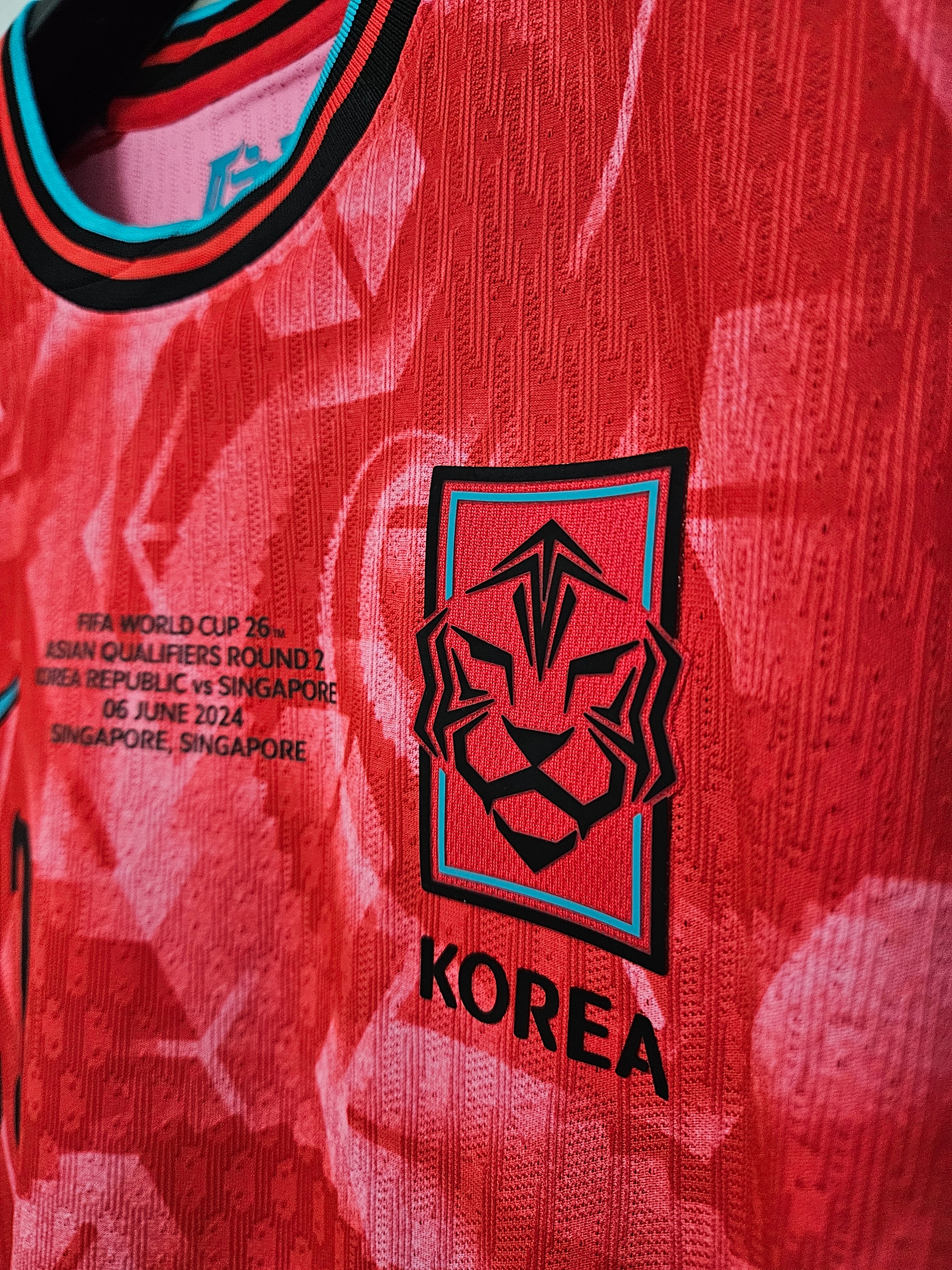 Nike Korea 2024 Dri-Fit ADV Match Home Authentic Jersey Global Red - Asia (Non Marking Ver.) 착용 스타일 - 5