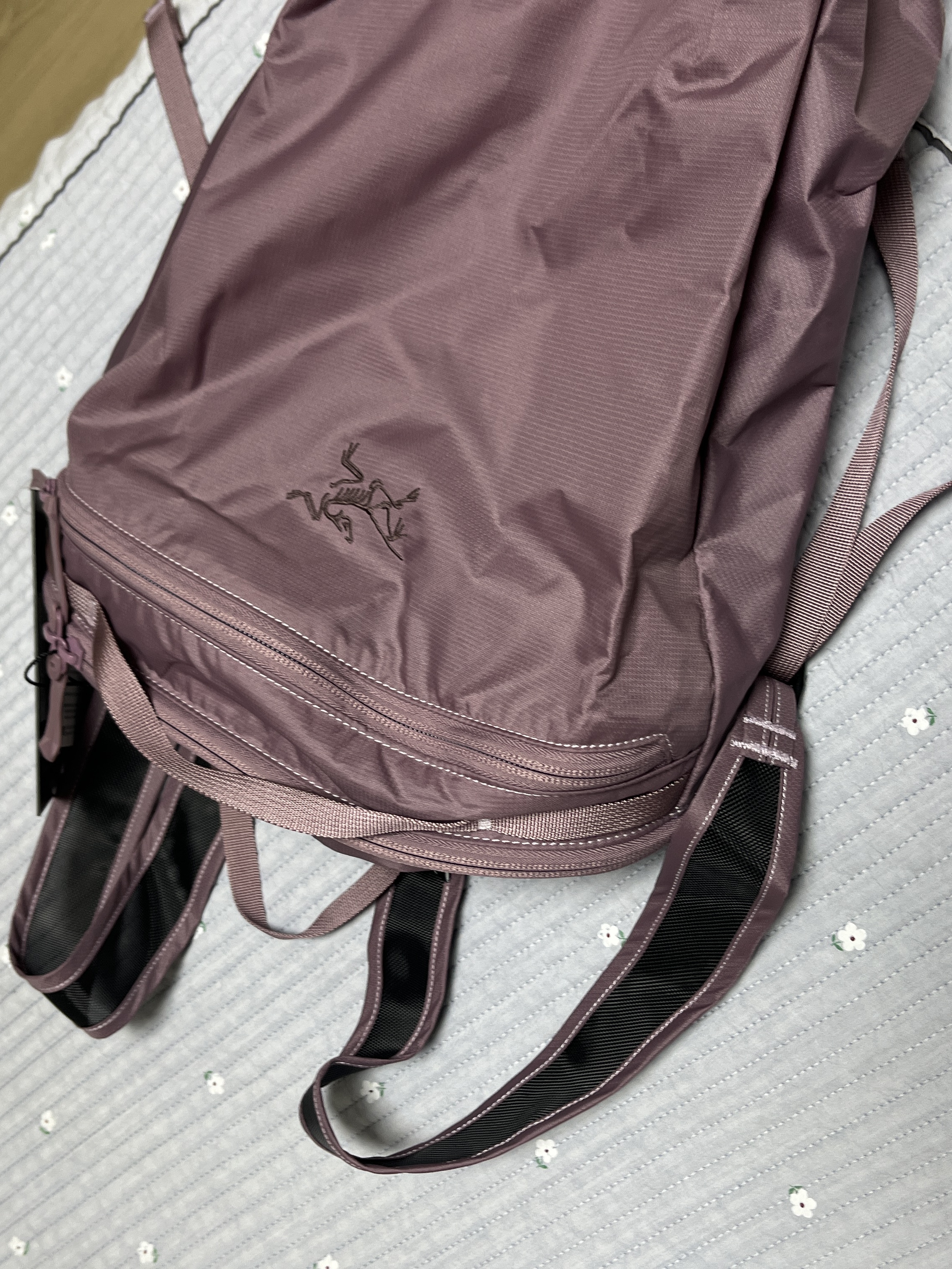 Arc'teryx Heliad 15 Backpack Interstellar 착용 스타일 - 3