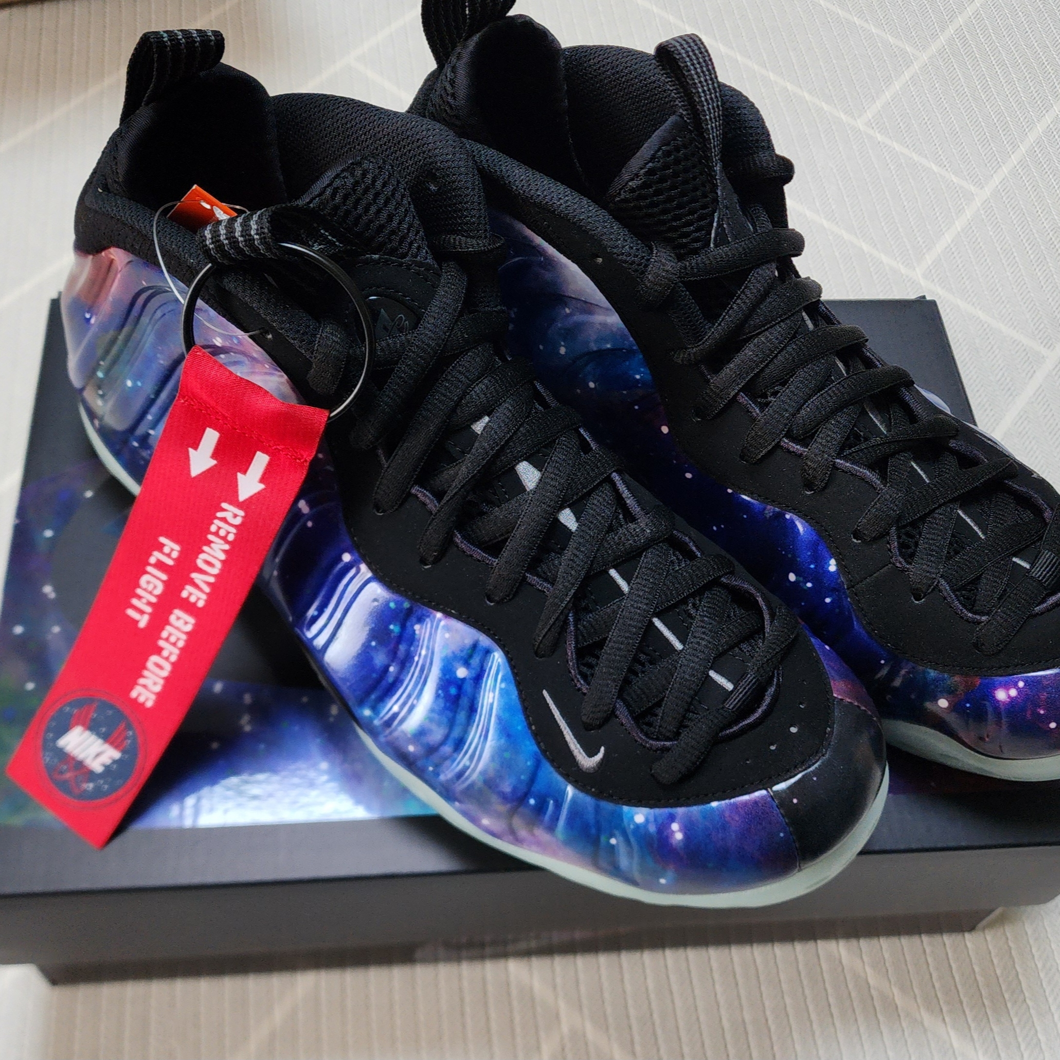 Nike Air Foamposite One Galaxy 착용 스타일 - 2