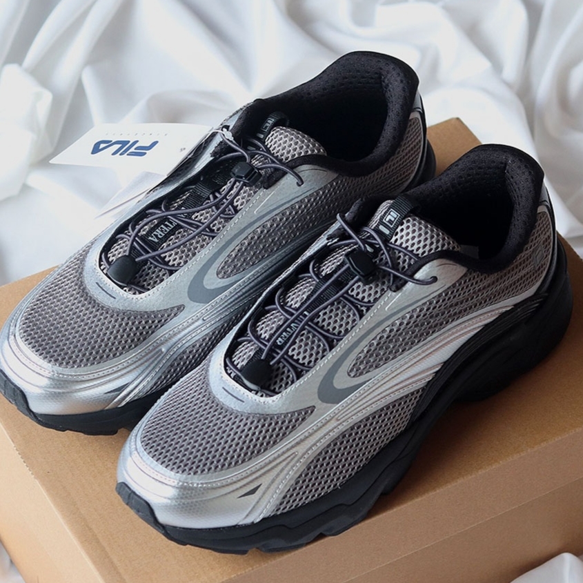[6% 적립] FILA Pantera 99/25 Silver 착용 스타일 - 4