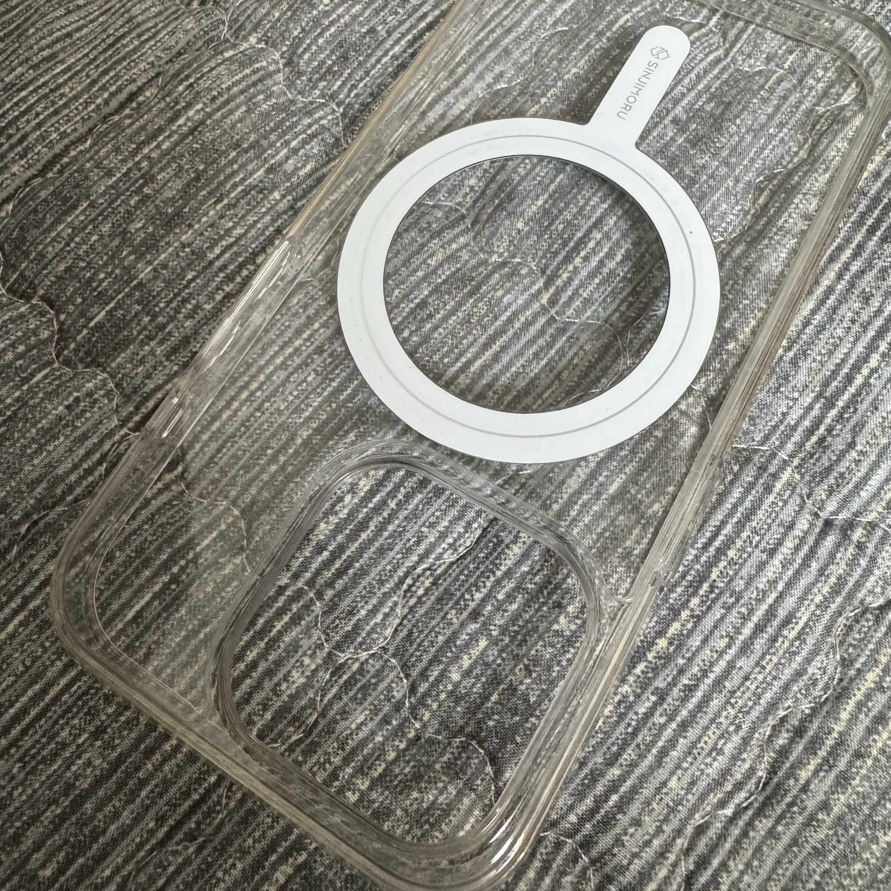 SINJIMORU 2X Magnetic Strength MagSafe M Airclo Transparent Magnetic Case iPhone 17 16 15 14 13 12 Mini Plus Pro Max 착용 스타일