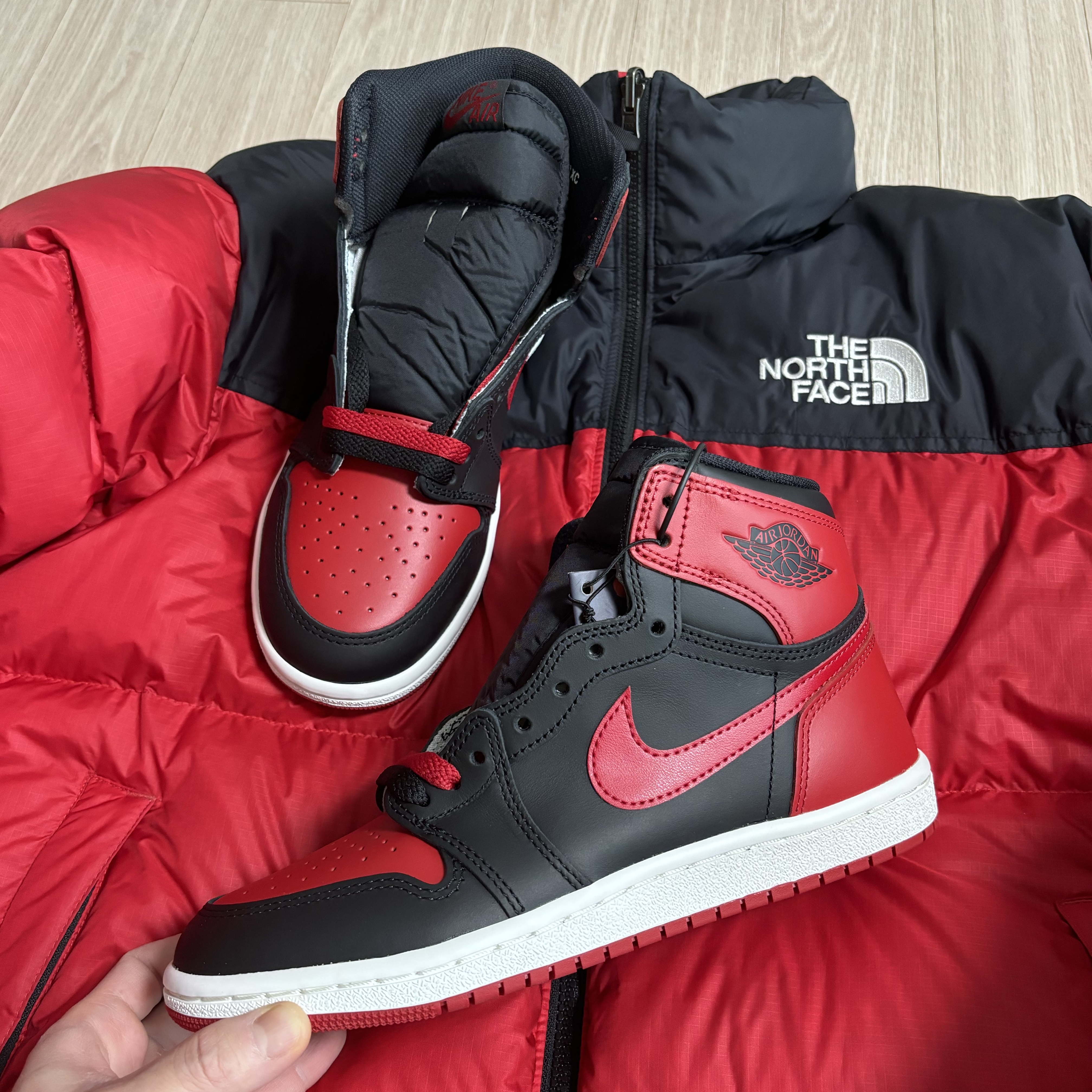 Jordan 1 High 85 Bred 착용 스타일