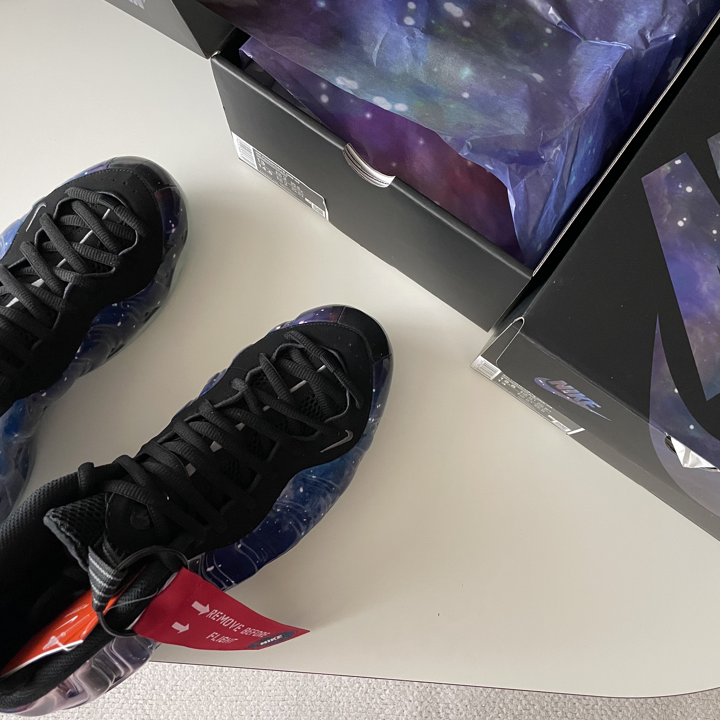 Nike Air Foamposite One Galaxy 착용 스타일 - 4