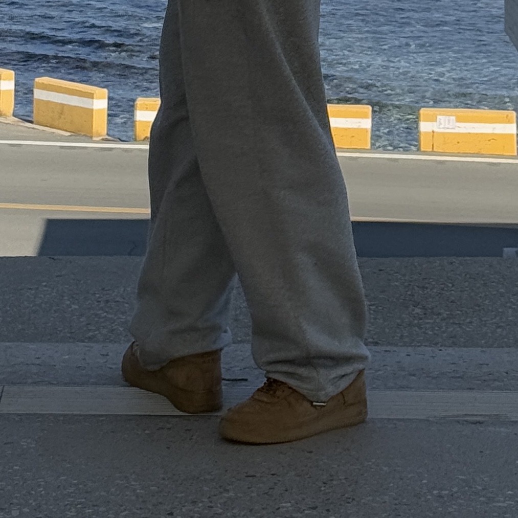 Nike Air Force 1 '07 WB Flax 착용 스타일