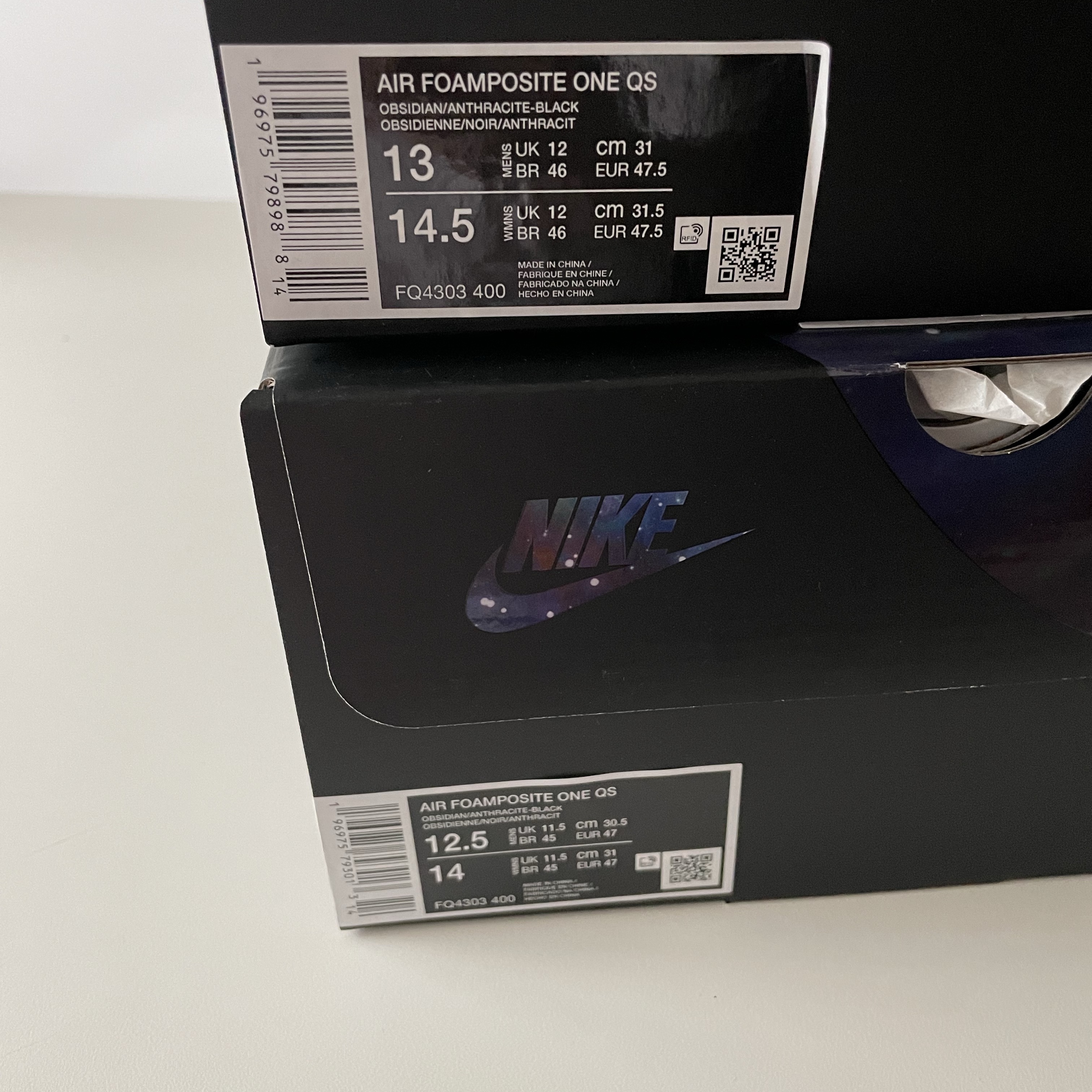 Nike Air Foamposite One Galaxy 착용 스타일 - 5