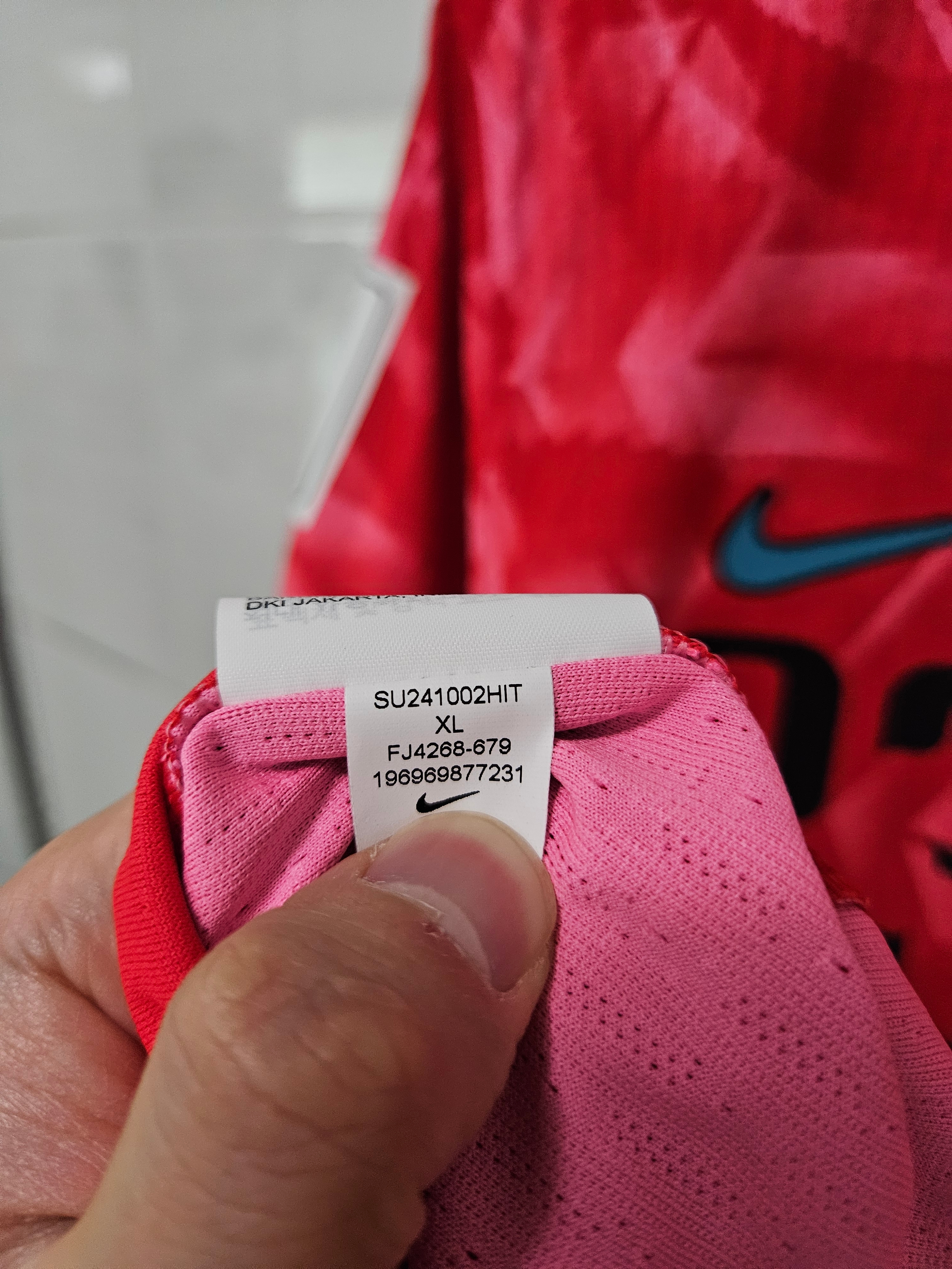 Nike Korea 2024 Dri-Fit ADV Match Home Authentic Jersey Global Red - Asia (Non Marking Ver.) 착용 스타일 - 3
