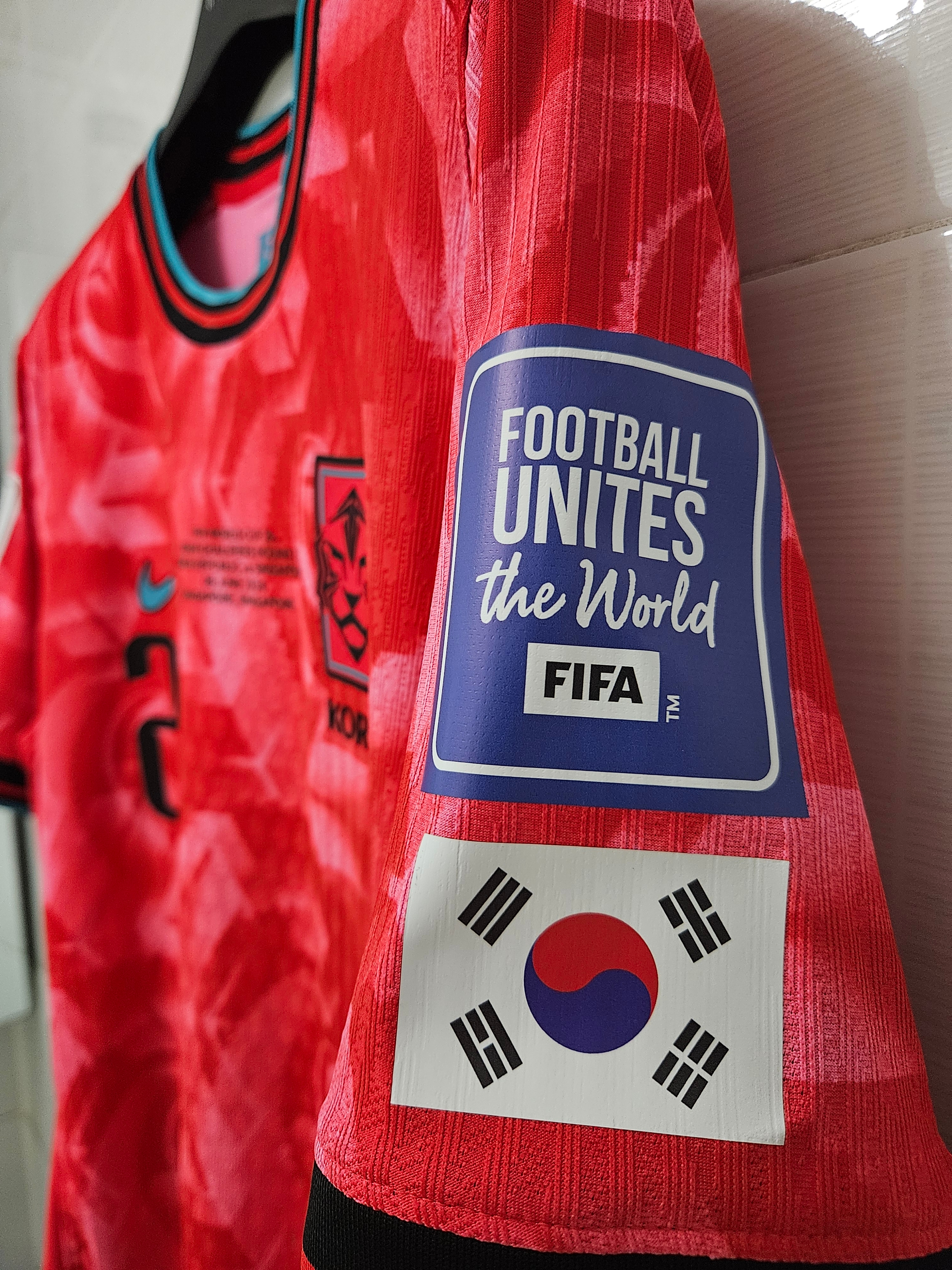 Nike Korea 2024 Dri-Fit ADV Match Home Authentic Jersey Global Red - Asia (Non Marking Ver.) 착용 스타일 - 8
