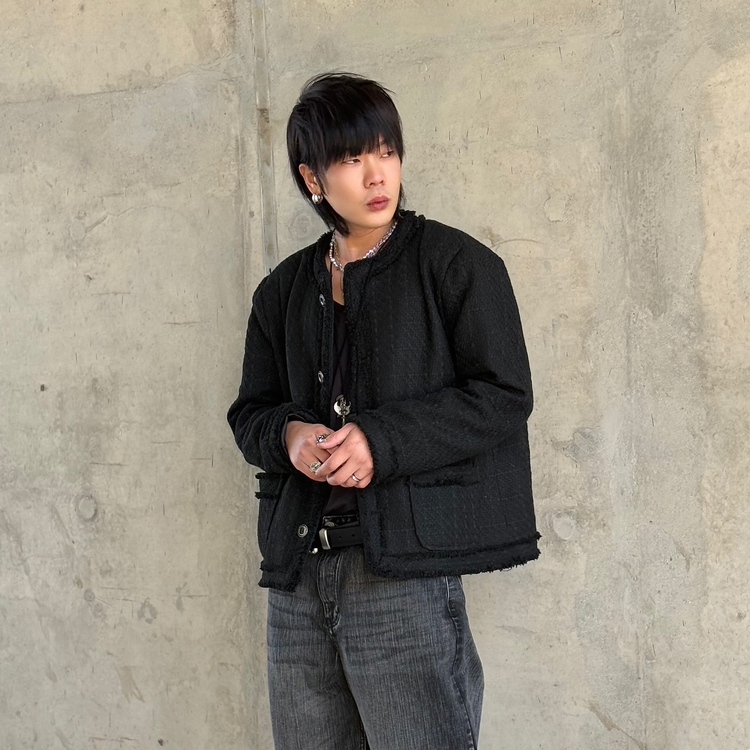 Stussy SS Link Cowboy Belt Black, Balenciaga 10XL Sneakers White Grey Silver Black 착용 스타일 - 3