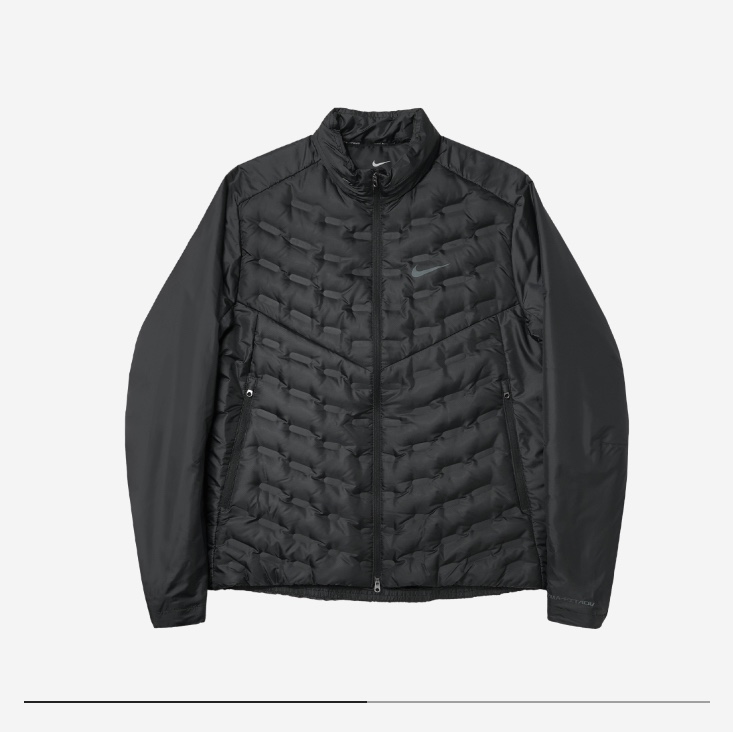 Nike Therma-Fit ADV Aeroloft Repel Down Running Jacket Black - Asia 착용 스타일