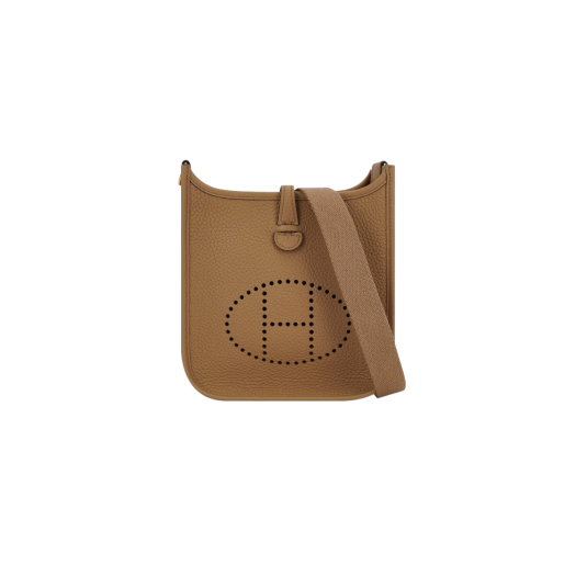 Hermes Evelyne 16 Amazone Bag Clemence & Gold Chai
