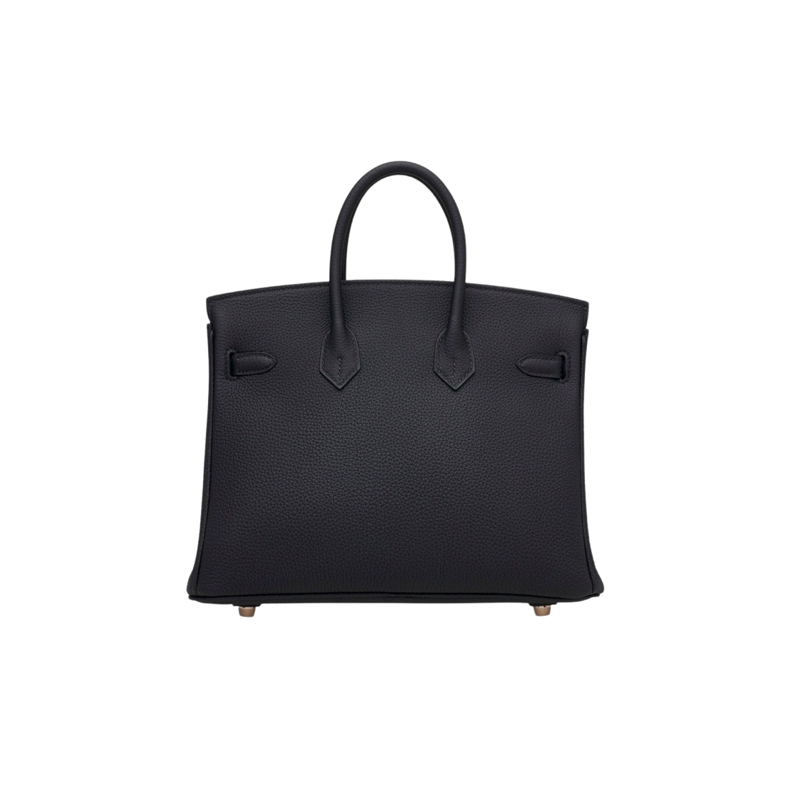 H057208CD89 Hermes Birkin 25 Bag Togo & Rose Gold Noir - #3