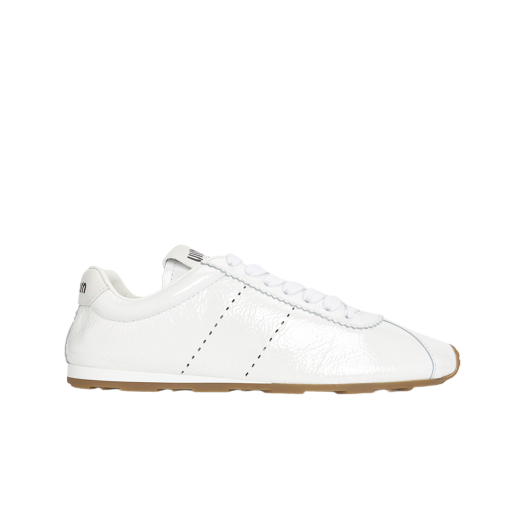 (W) Miu Miu Plume Bleach Sneakers White