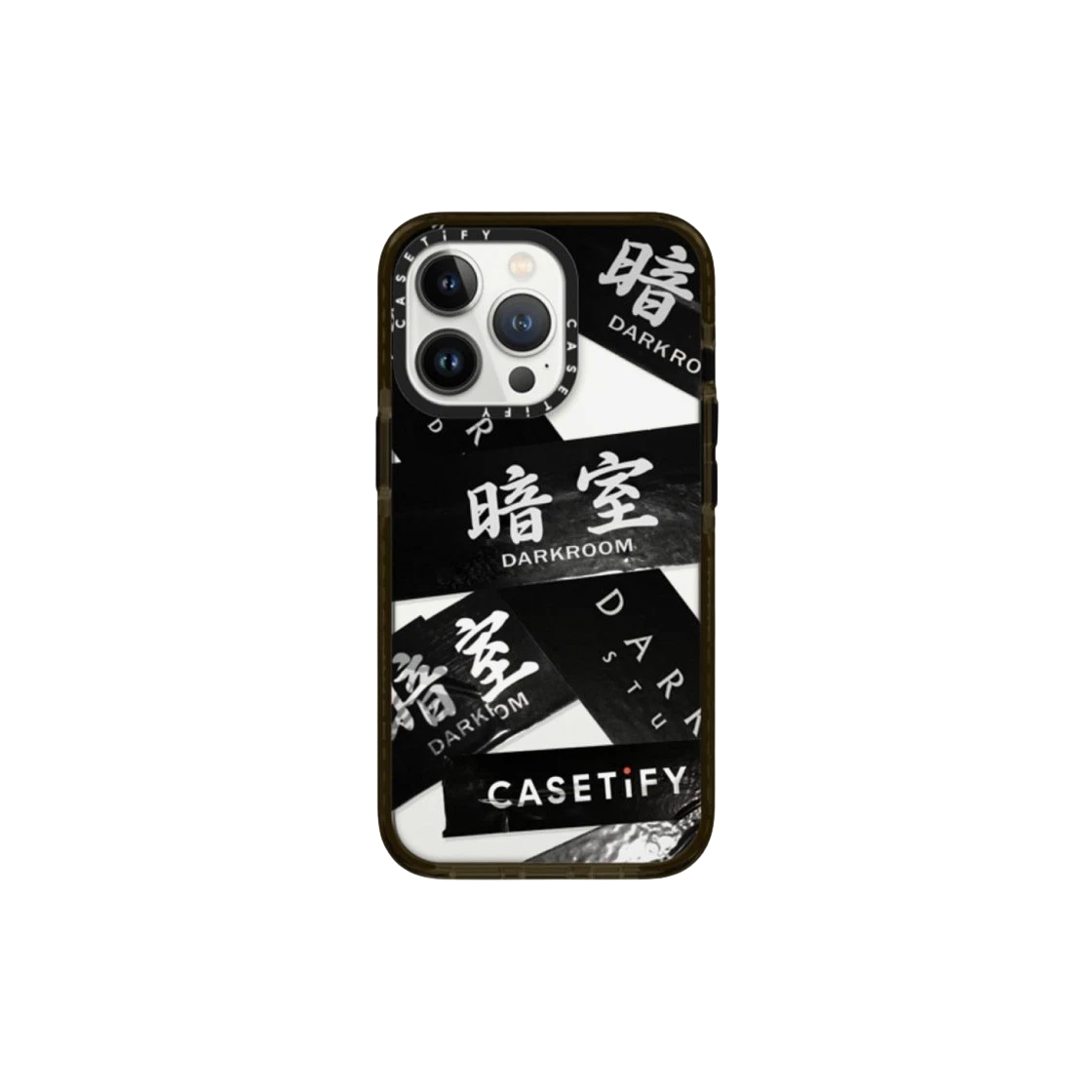 케이스티파이 x 다크룸 스튜디오 테이프 임팩트 아이폰 케이스 클리어 블랙 | Casetify | KREAM Casetify x Darkr8m Studio... 