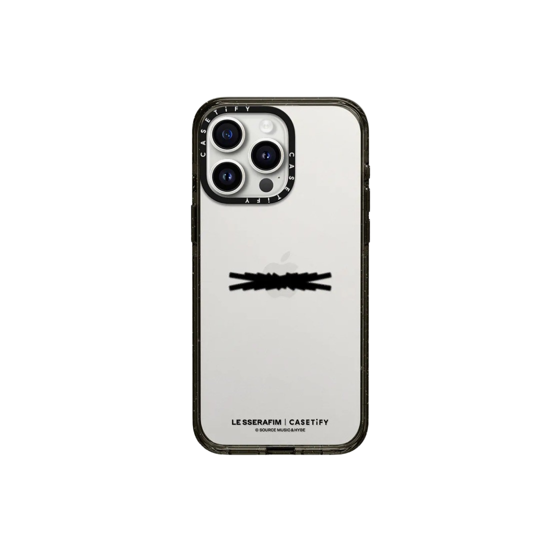 iPhoneアクセサリー LE SSERAFIM EASY Logo Case - Black Casetify x LE SSERAFIM iPhone 14 Logo MagSafe Mirror Case