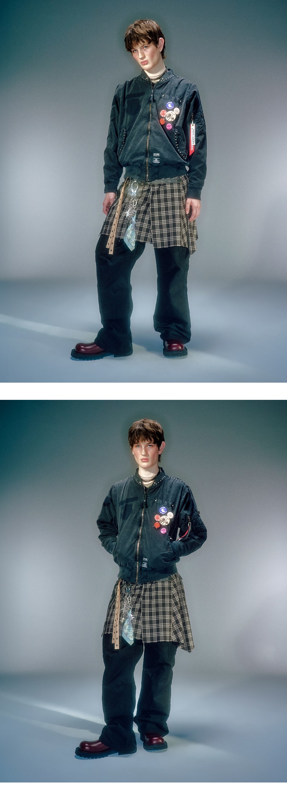 베이컨트 아카이브 다이 반다나 키링 스카이 | VACANT ARCHIVE | KREAM
