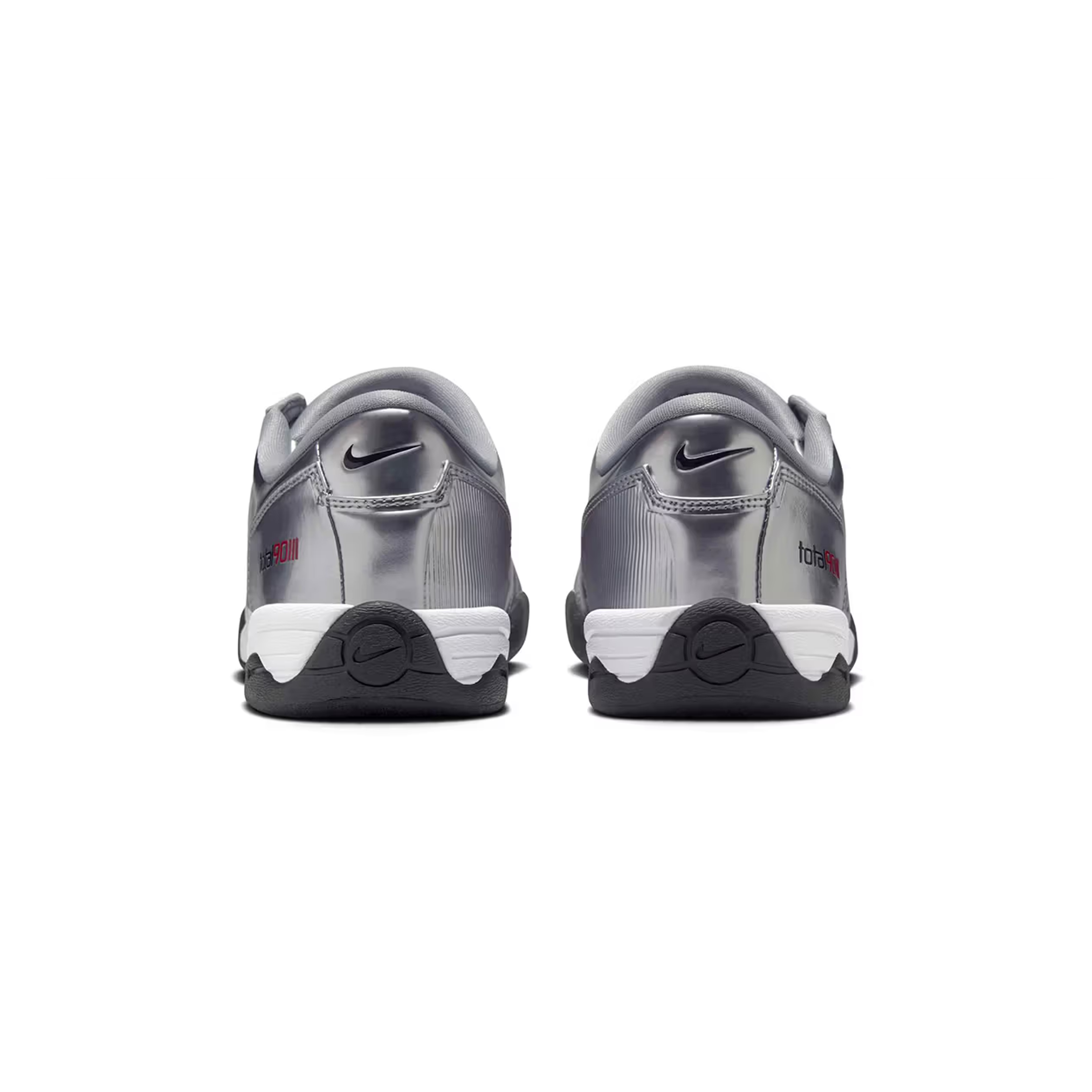 Nike Total 90 III SP Metallic Silver and Black, Nike Total 90 III SP Black and White 착용 스타일 - 4
