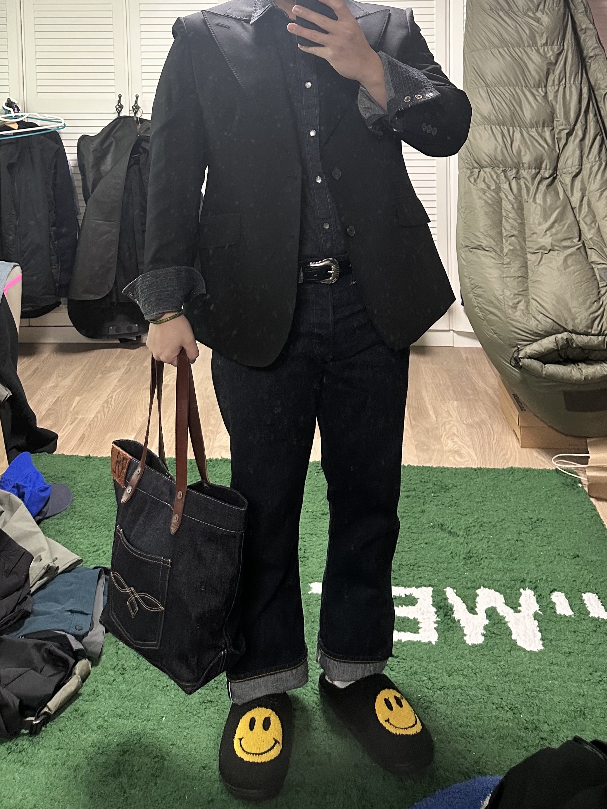 아크테릭스 고어 5 패널 캡 블랙, 아크테릭스 세륨 후디 블랙 사파이어 착용 스타일 - 2