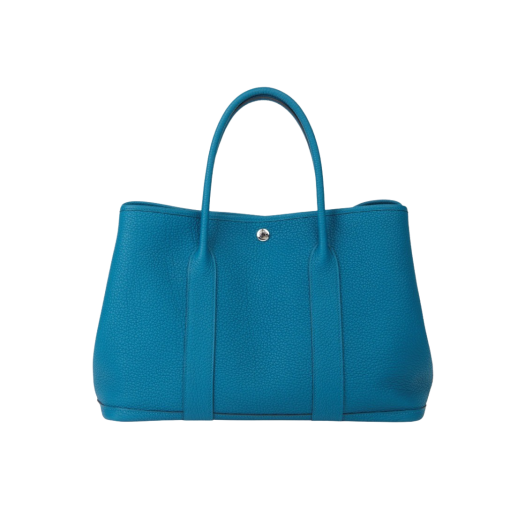 Hermes Garden Party 36 Bag Negonda & Palladium Bleu Izmir
