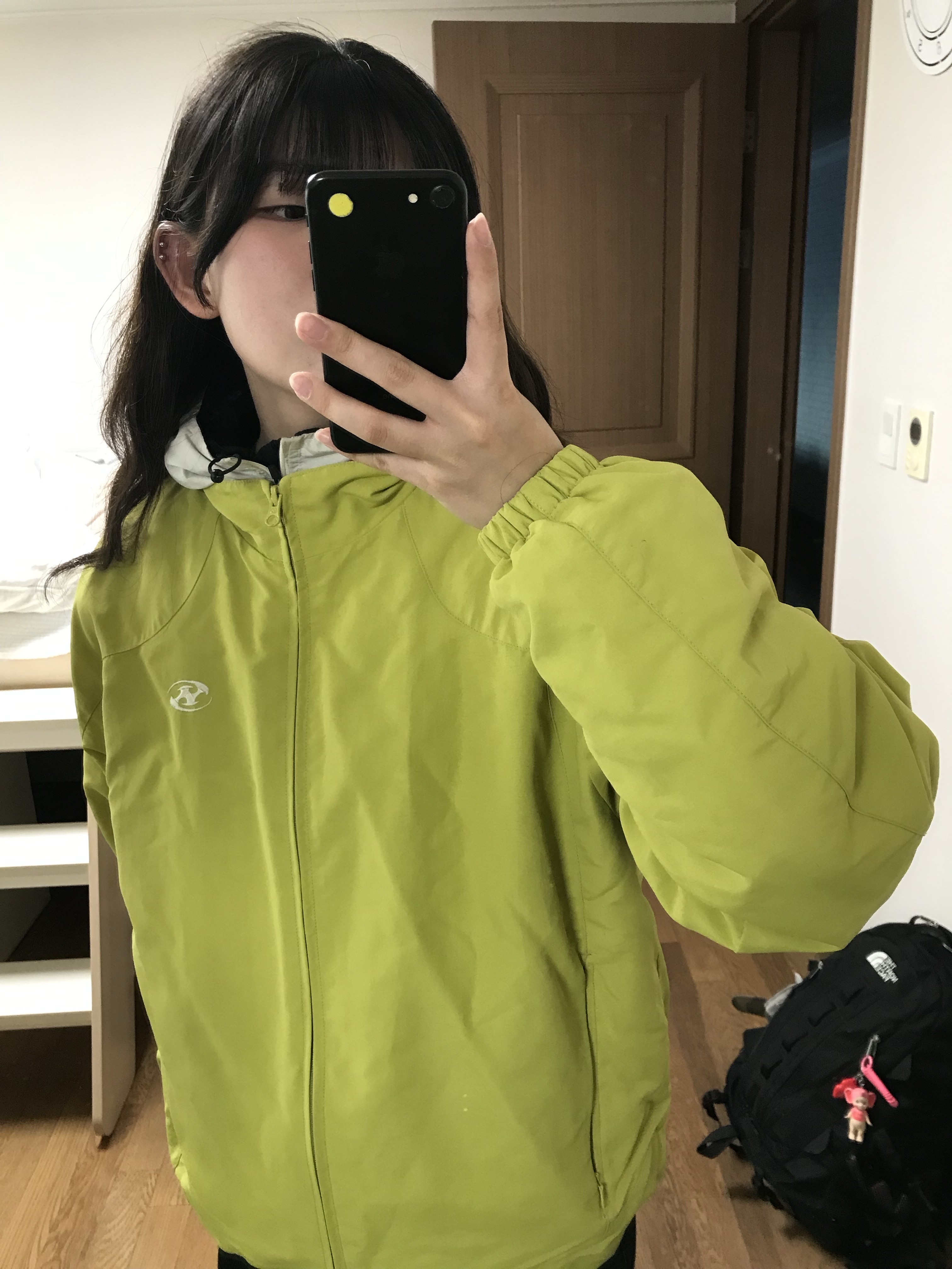 Sansan Gear Docking Jacket Lime - 22FW 착용 스타일 - 1