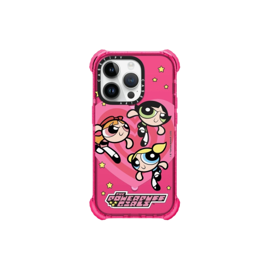 Casetify x The Powerpuff Girls iPhone Heart Magsafe Ultra Impact Case Sheer Bubblegum