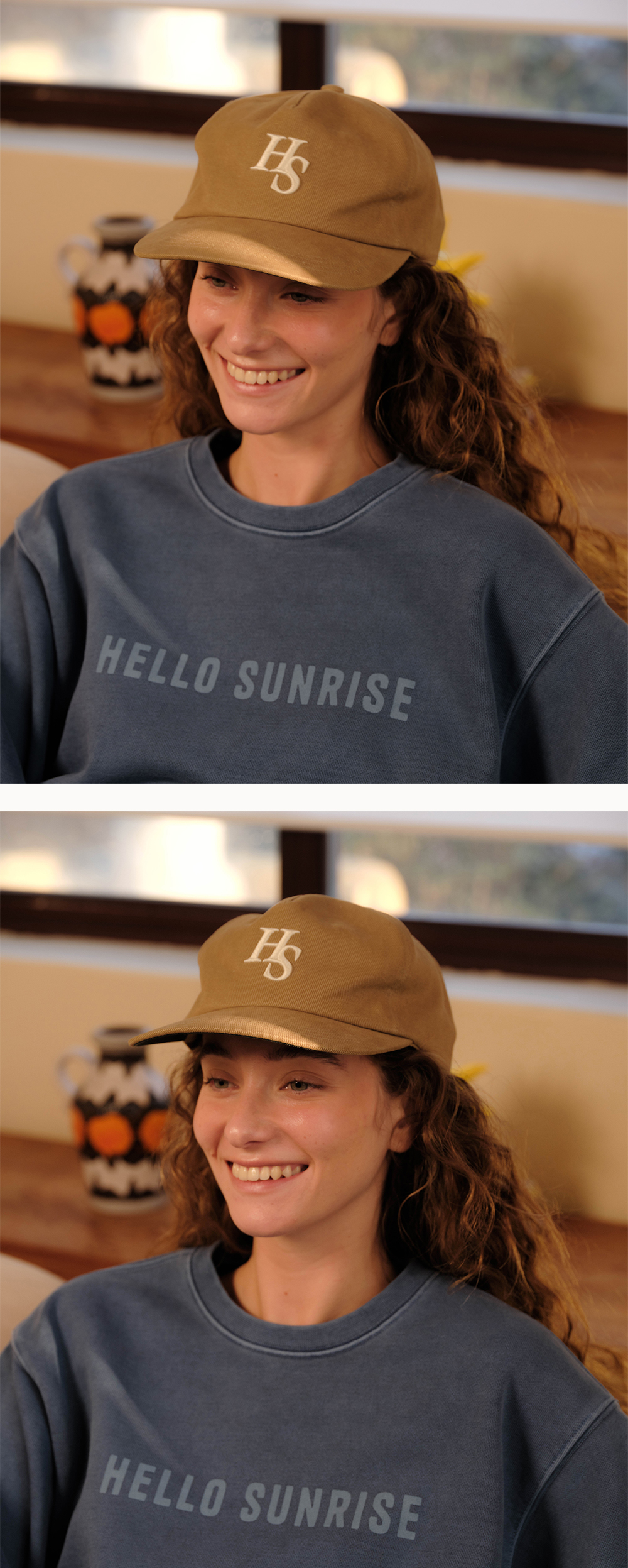 HELLO■HS Arch Logo 5Panel Cap■送料込 HELLO SUNRISE＞ アーチ ロゴ 5パネル キャップ