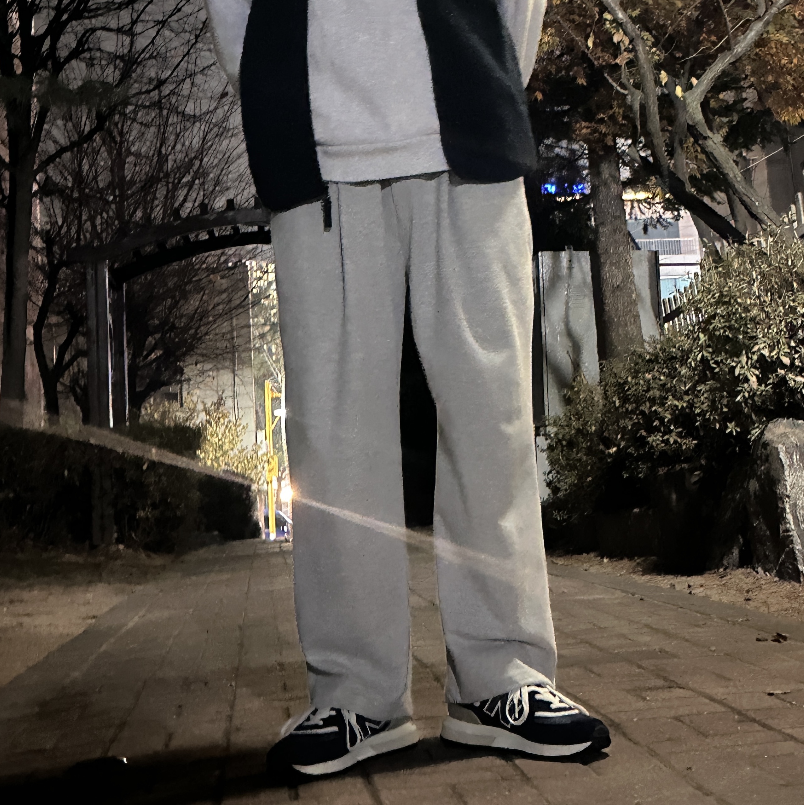 New Balance 574 Legacy Navy 착용 스타일