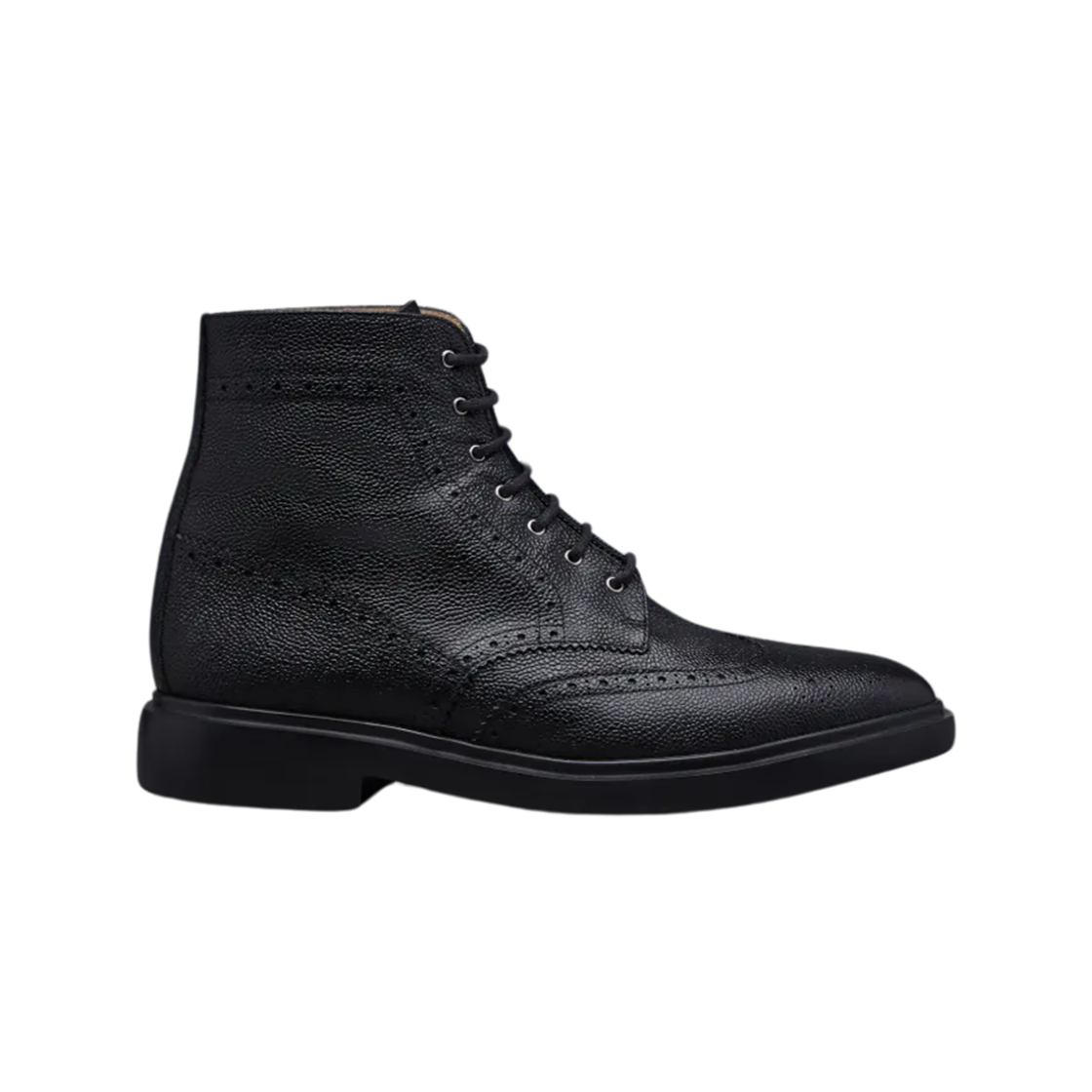 톰브라운 윙팁 브로그 부츠 블랙(Thom Browne Wingtip Brogue Boot Black) - 1