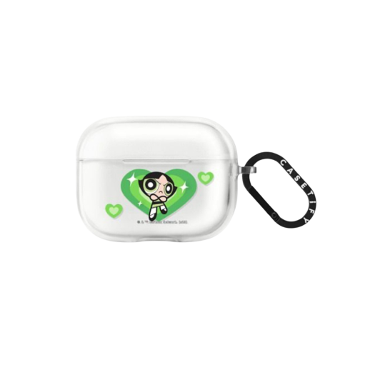 Casetify x The Powerpuff Girls Buttercup AirPods Pro Impact Case Frost White