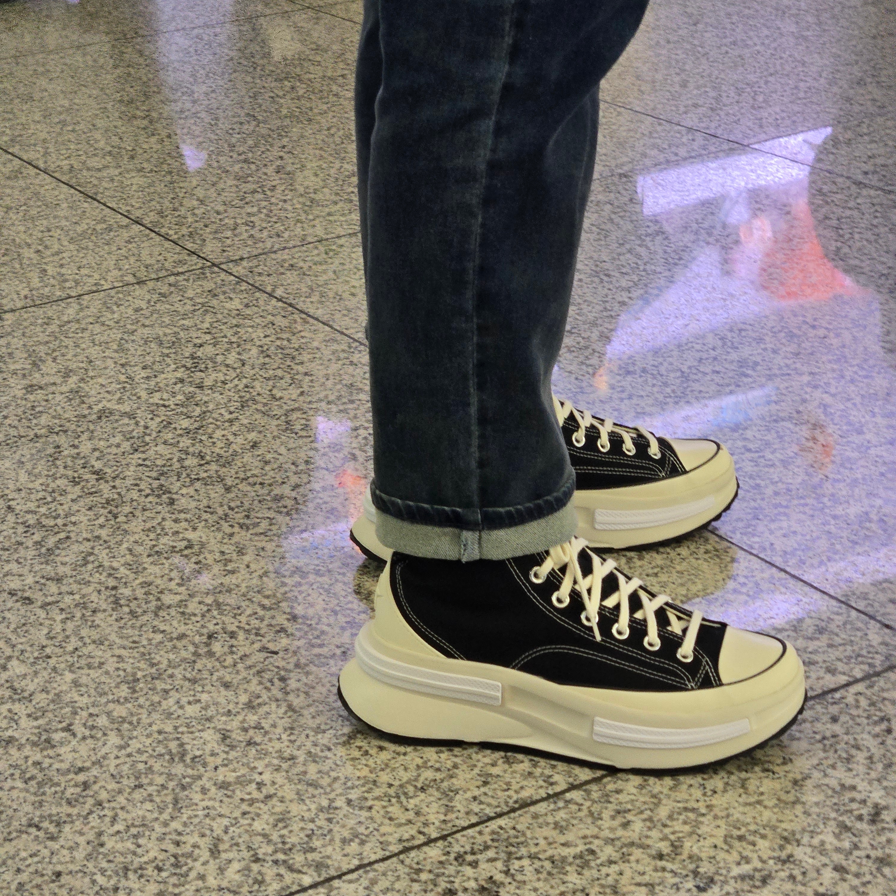 Converse Run Star Legacy CX Future Comfort Black 착용 스타일