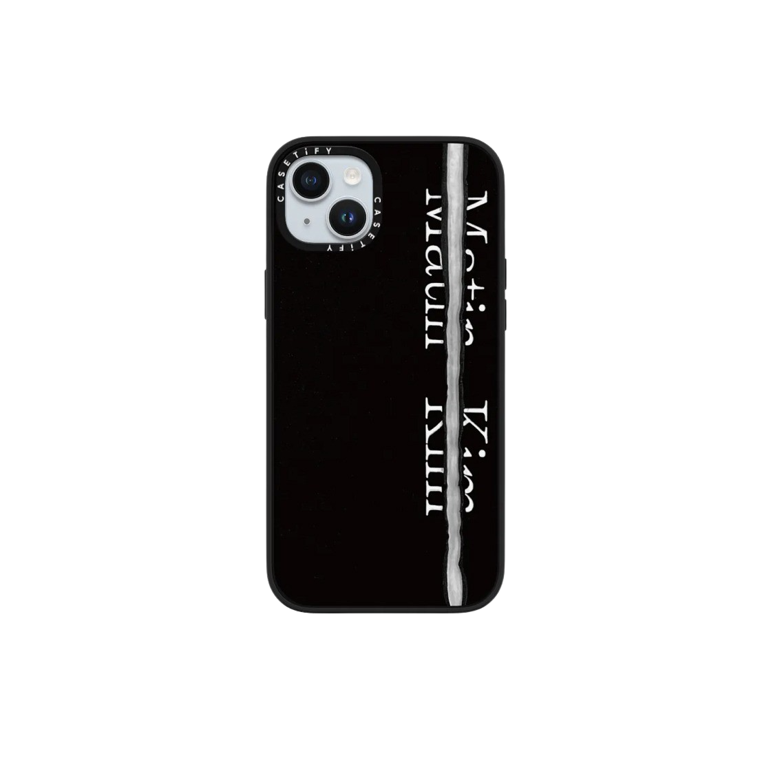 Matin Kim Black Logo Case マットブラック 케이스티파이 x 마뗑킴 아이폰 블랙 로고 맥세이프 임팩트