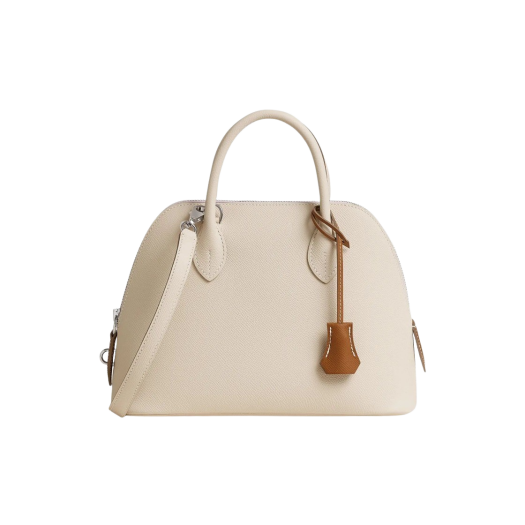 Hermes Bolide 1923 25 Bag Epsom & Palladium Craie Gold Mauve Pale