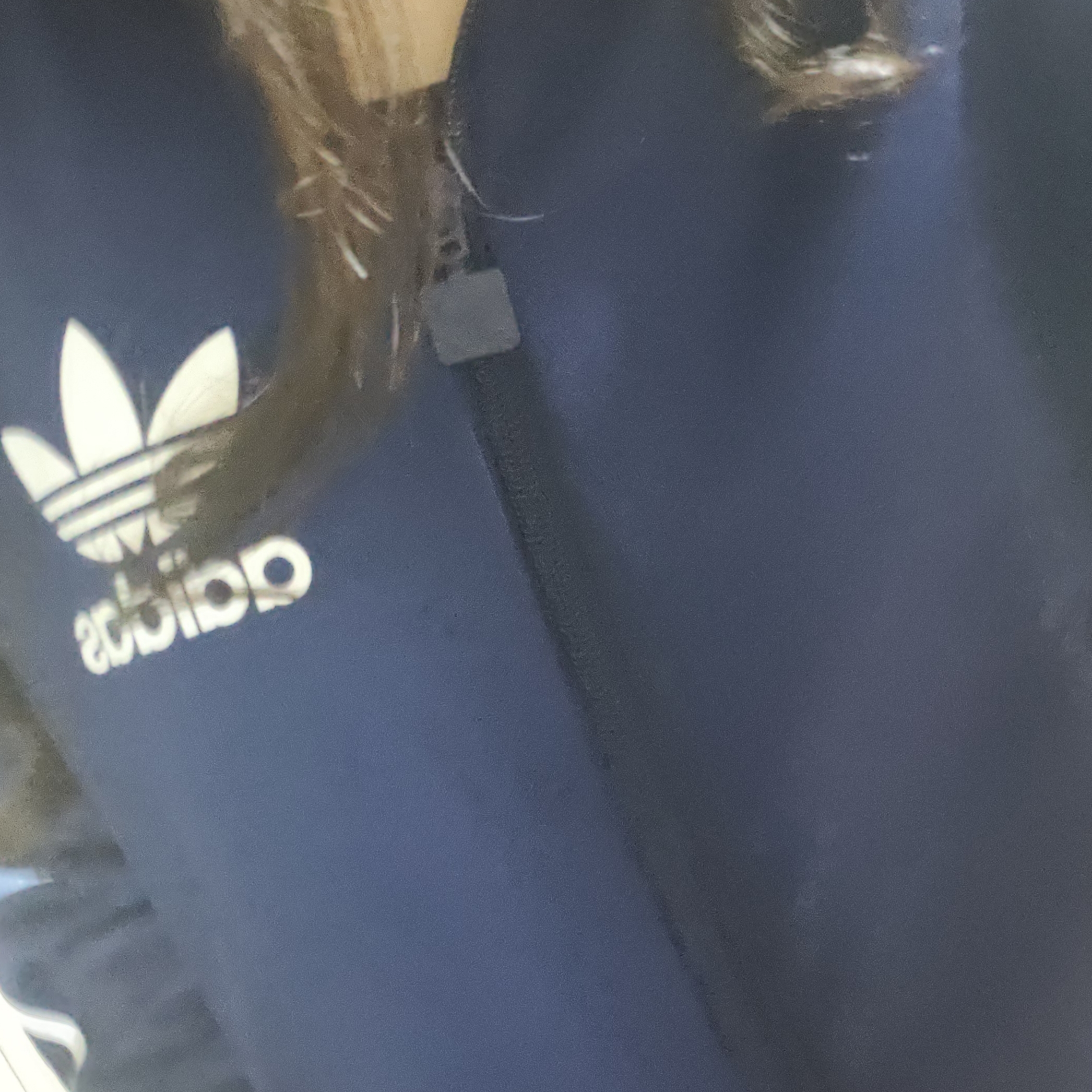(W) Adidas Beckenbauer Track Top Dark Blue - KR Sizing 착용 스타일
