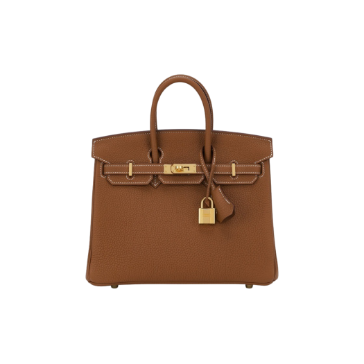 Hermes Birkin 25 Bag Togo & Gold