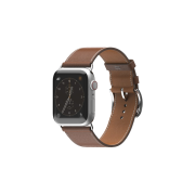 SINJIMORU Smartwatch Leather Band Strap Apple Watch Galaxy Watch 11/10/9/8/7/6/5/4/SE/3/2 Ultra 3/2 Classic Pro Brown