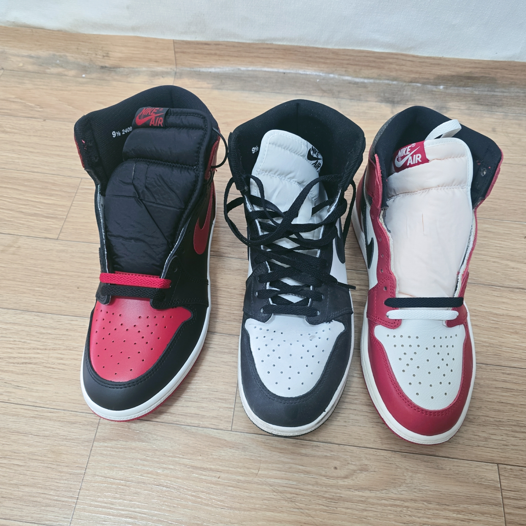 Jordan 1 High 85 Bred, Jordan 1 High 85 Black White 착용 스타일