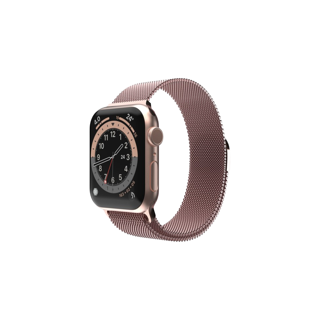 신지모루 스마트워치 밀레니즈 루프 밴드 스트랩 애플워치 갤럭시워치 11/10/9/8/7/6/5/4/SE/3/2세대 울트라 3/2 클래식 프로 로즈레드(SINJIMORU Smartwatch Milanese Loop Band Strap Apple Watch Galaxy Watch 11/10/9/8/7/6/5/4/SE/3/2 Ultra 3/2 Classic Pro Rose Red)