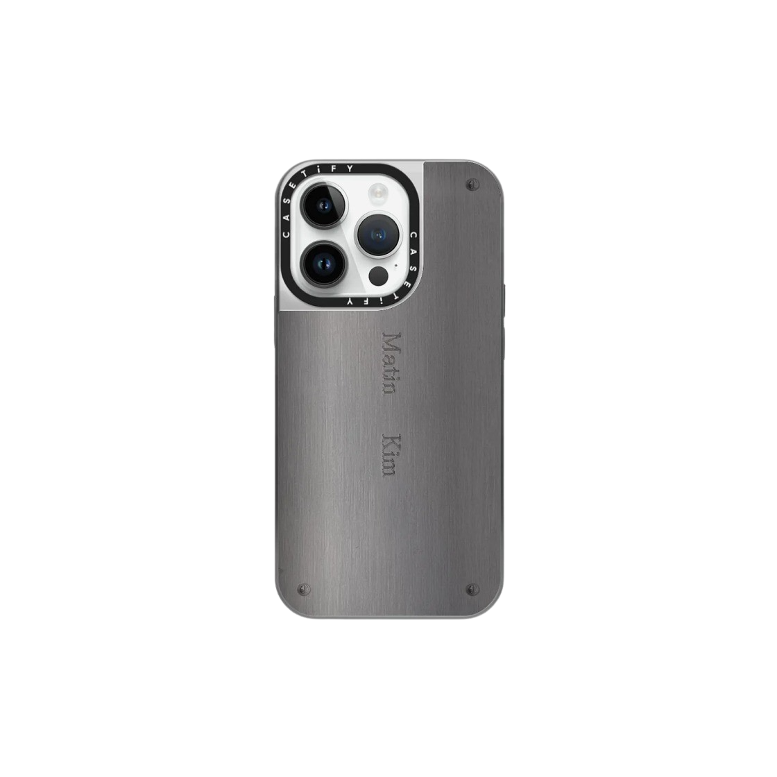 超美品 x 케이스티파이 마뗑킴 KREAM | Casetify | 실버 케이스 미러 맥세이프 시그니쳐 아이폰 iPhoneアクセサリー