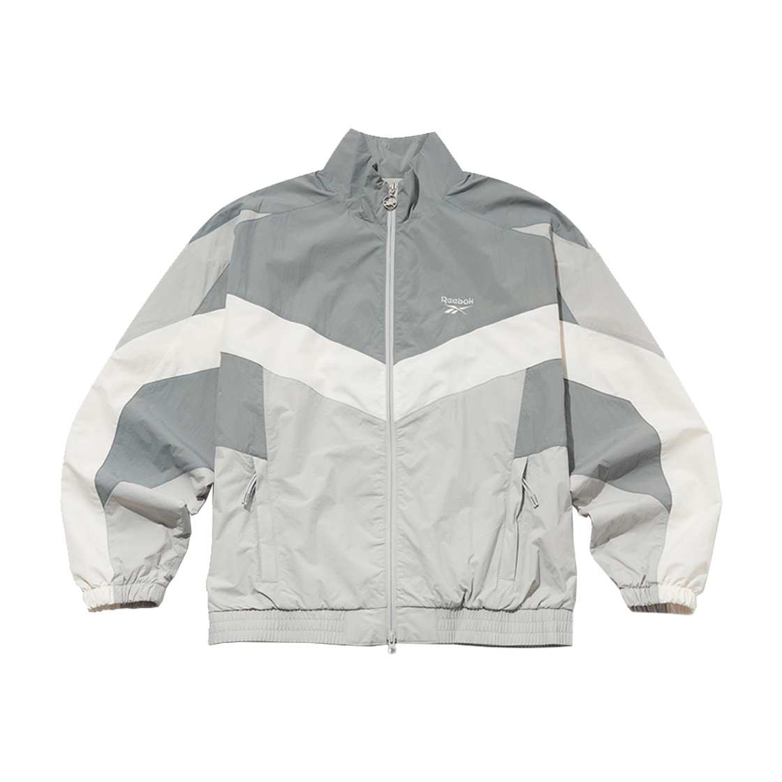 리복 피스벡터 윈드 브레이커 라이트 그레이