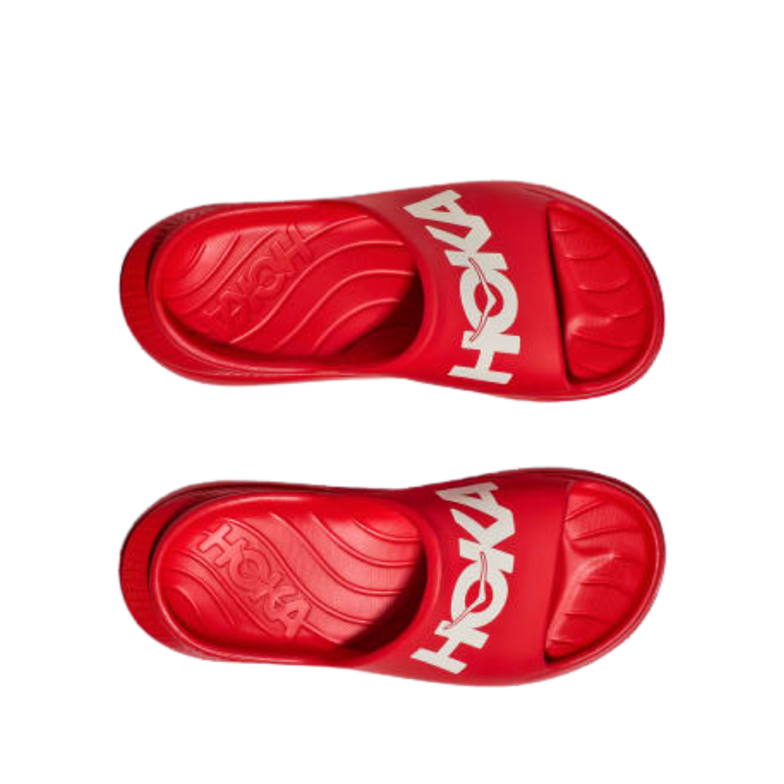 호카 오라 애슬레틱 슬라이드 버밀리온 화이트(Hoka Ora Athletic Slide Vermillion White) - 2