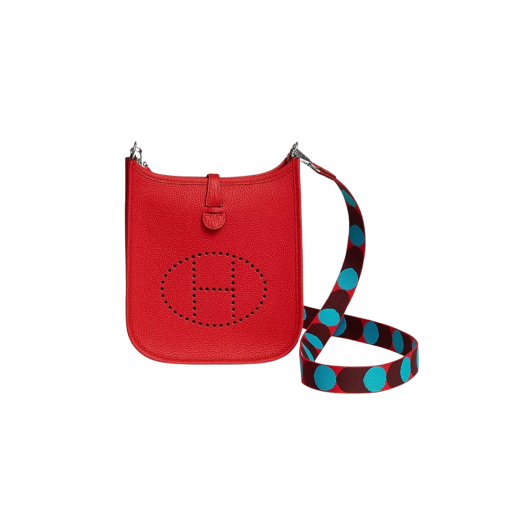Hermes Evelyne 16 Amazone Bag Maurice & Palladium Rouge De Coeur Bleu Frida