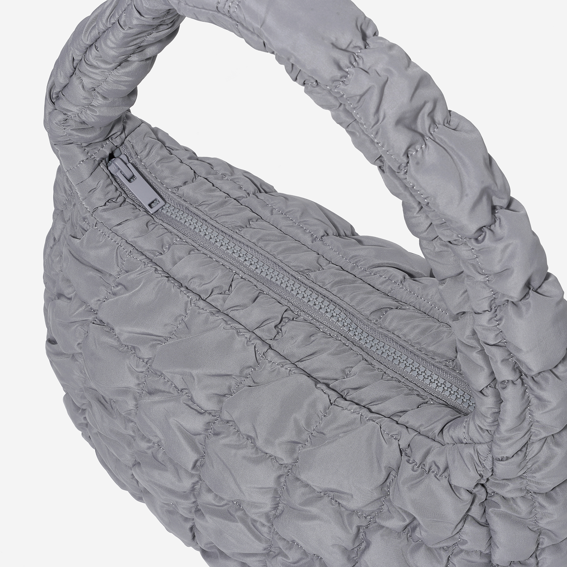 0973537052 COS Quilted Mini Bag Grey - #3