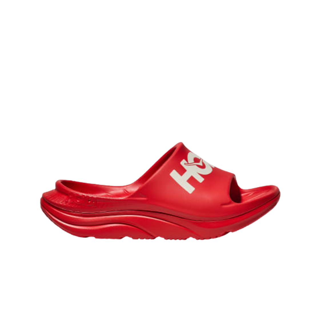 호카 오라 애슬레틱 슬라이드 버밀리온 화이트(Hoka Ora Athletic Slide Vermillion White) - 1