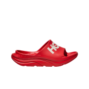 Hoka Ora Athletic Slide Vermillion White