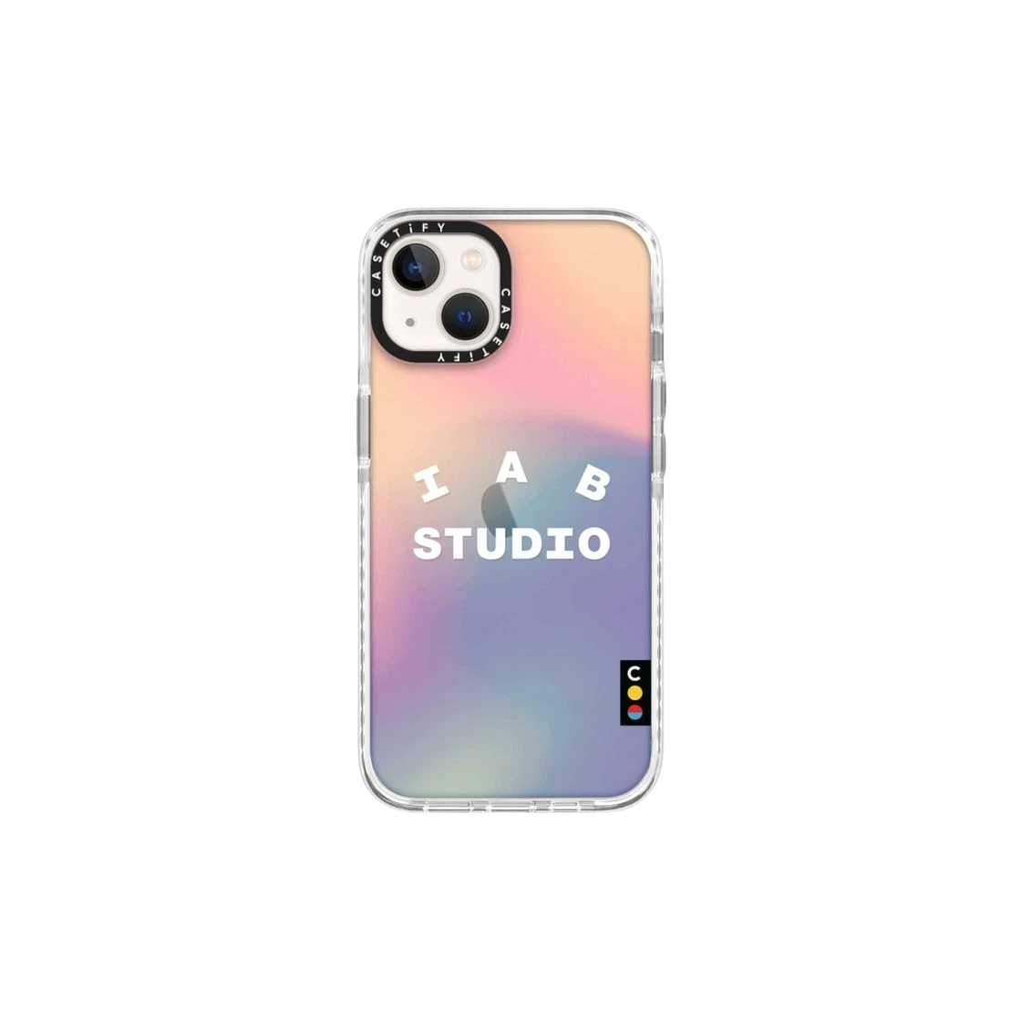 케이스티파이 x 아이앱 스튜디오 아이폰 화이트 로고 임팩트 케이스 오로라 | Casetify | KREAM Casetify x IAB Studio iPhone... 